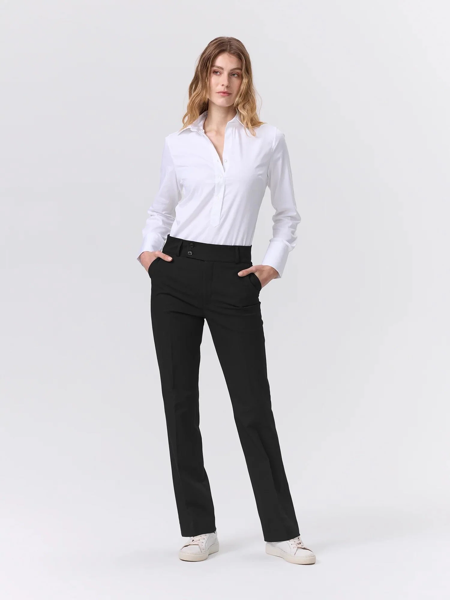 High Waist Trouser  Black - Image 5