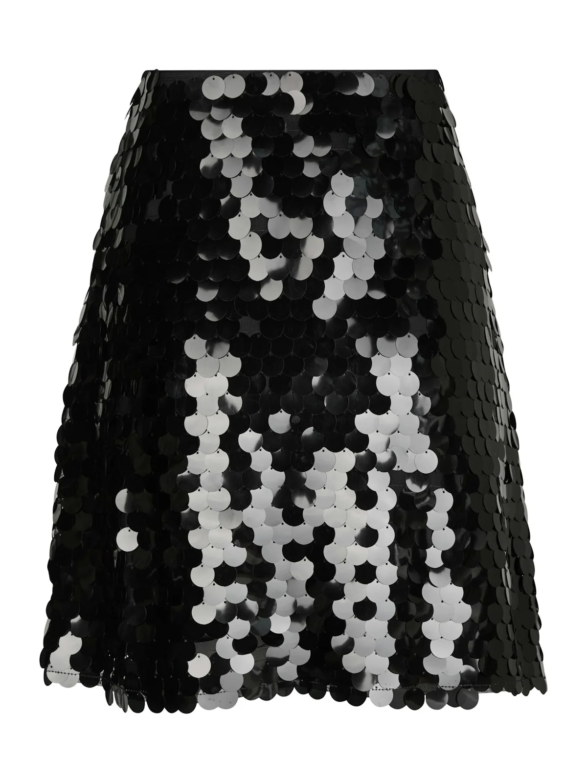 Miva Big Sequins Skirt  Black - Image 2