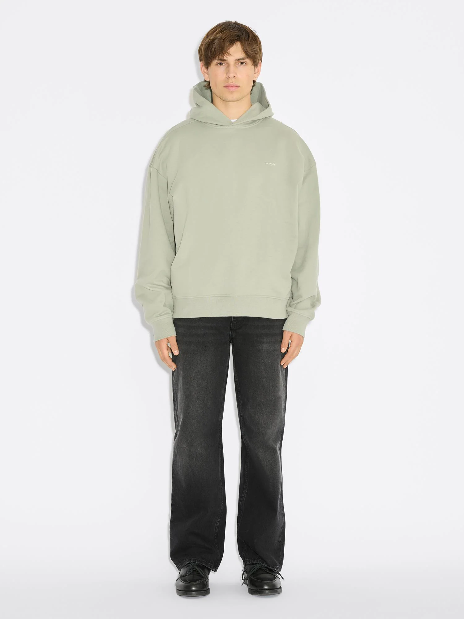 M Relaxed Hoodie  Teal - Image 2