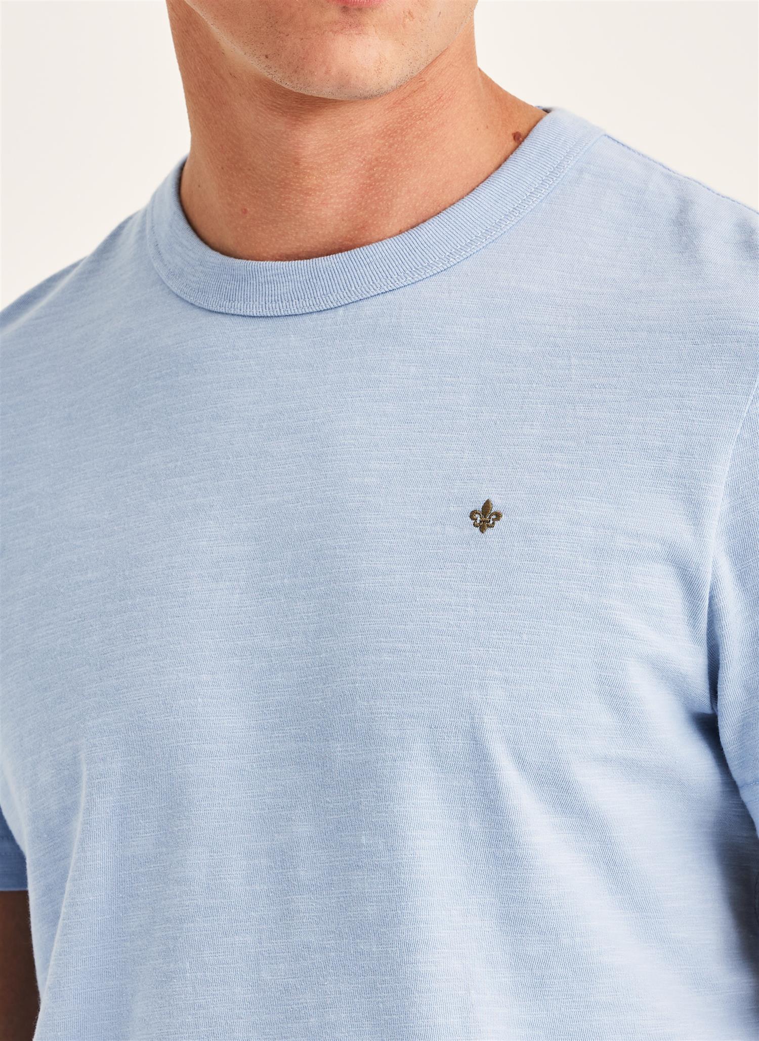 Watson Slub Tee  Blue - Image 4