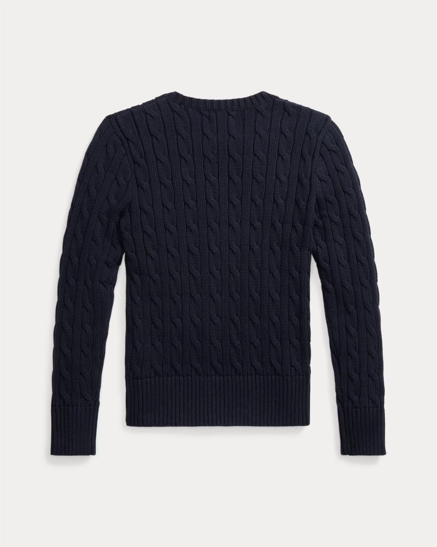 CABLE CN-SWEATER-PULLOVER  Navy - Image 2