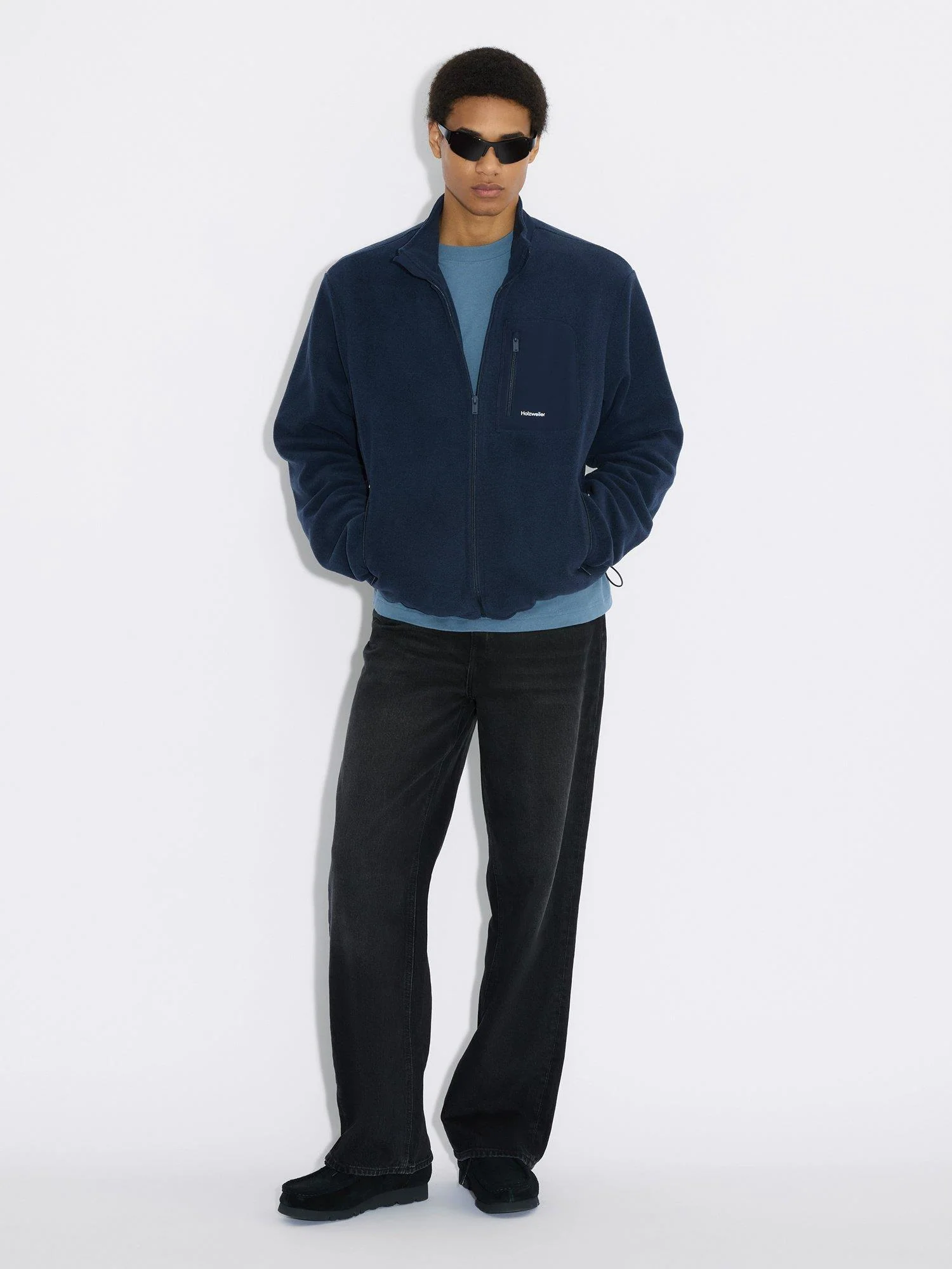 Dovre Fleece Jacket Dk. Navy - Image 2