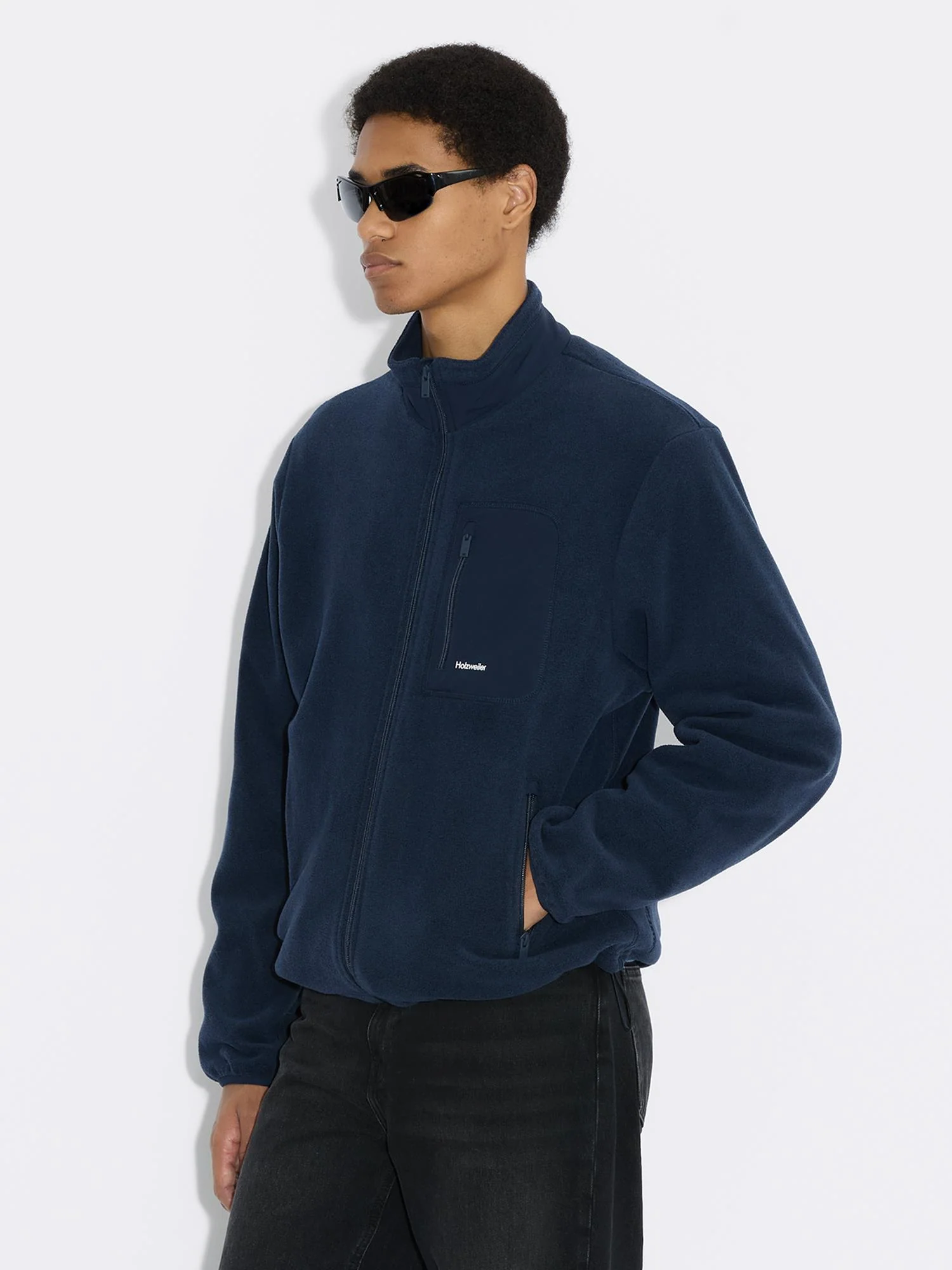 Dovre Fleece Jacket Dk. Navy - Image 5