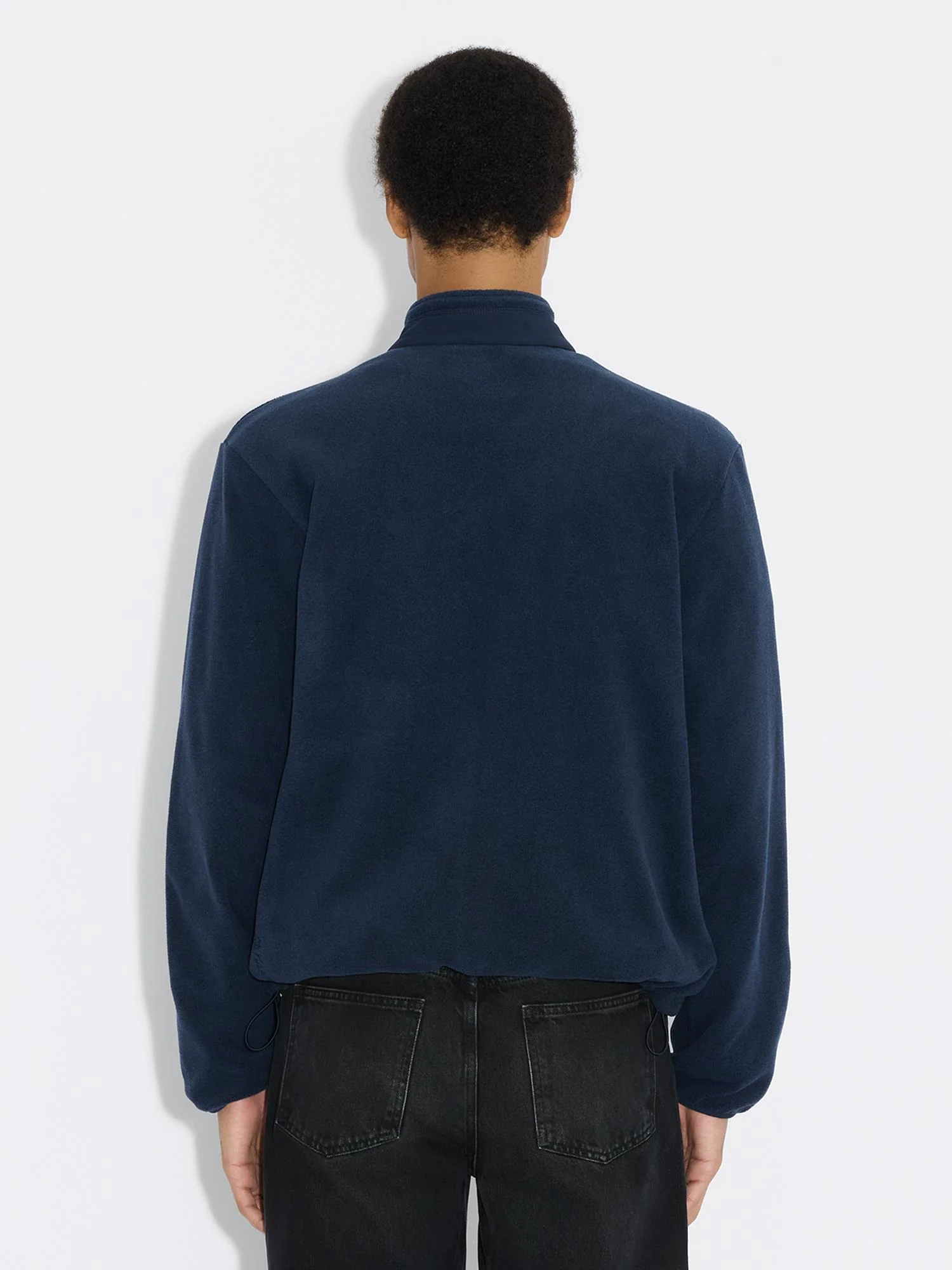 Dovre Fleece Jacket Dk. Navy - Image 6