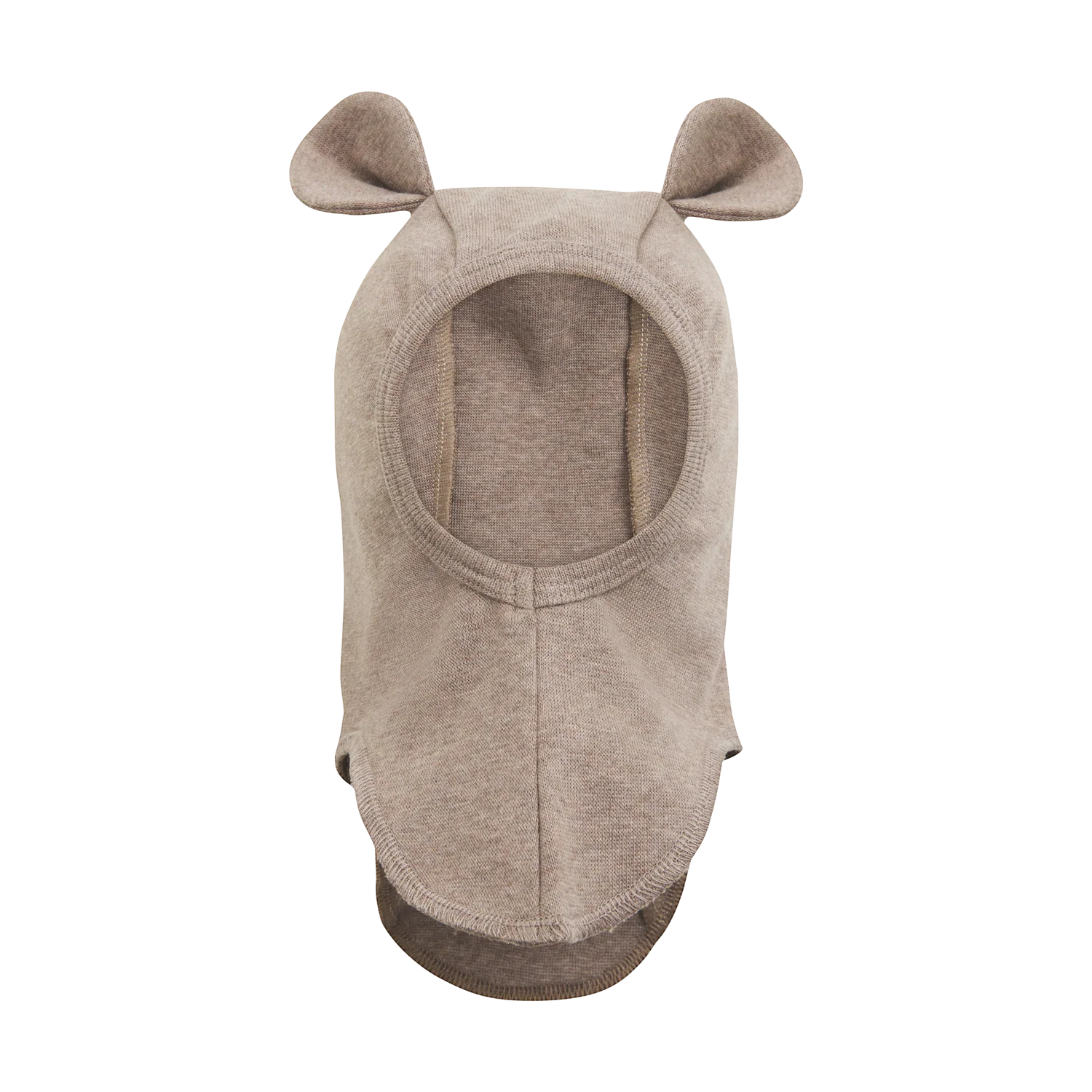 Balaclava Ears Cotton Rib  Savannah Melange
