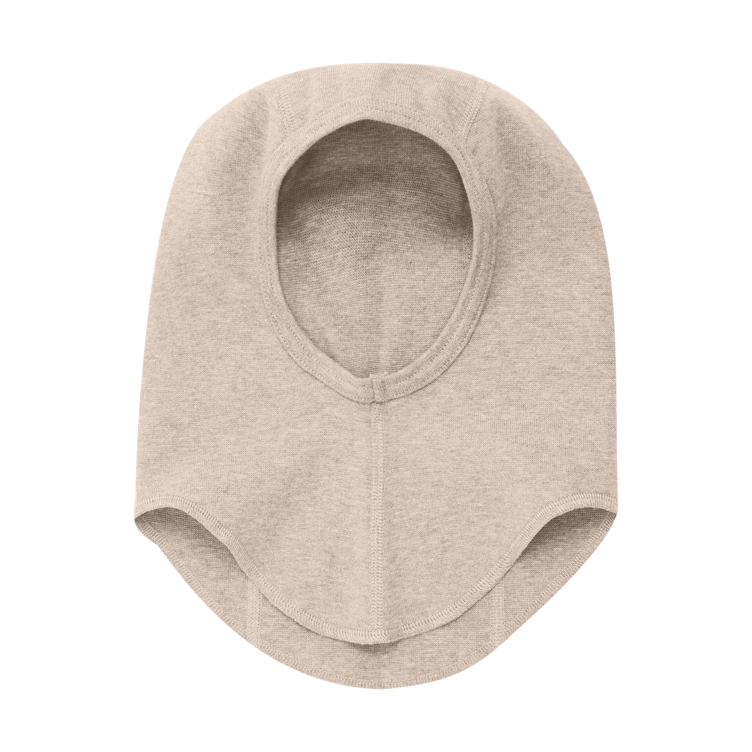 Balaclava Cotton Rib  Camel Melange - Image 2