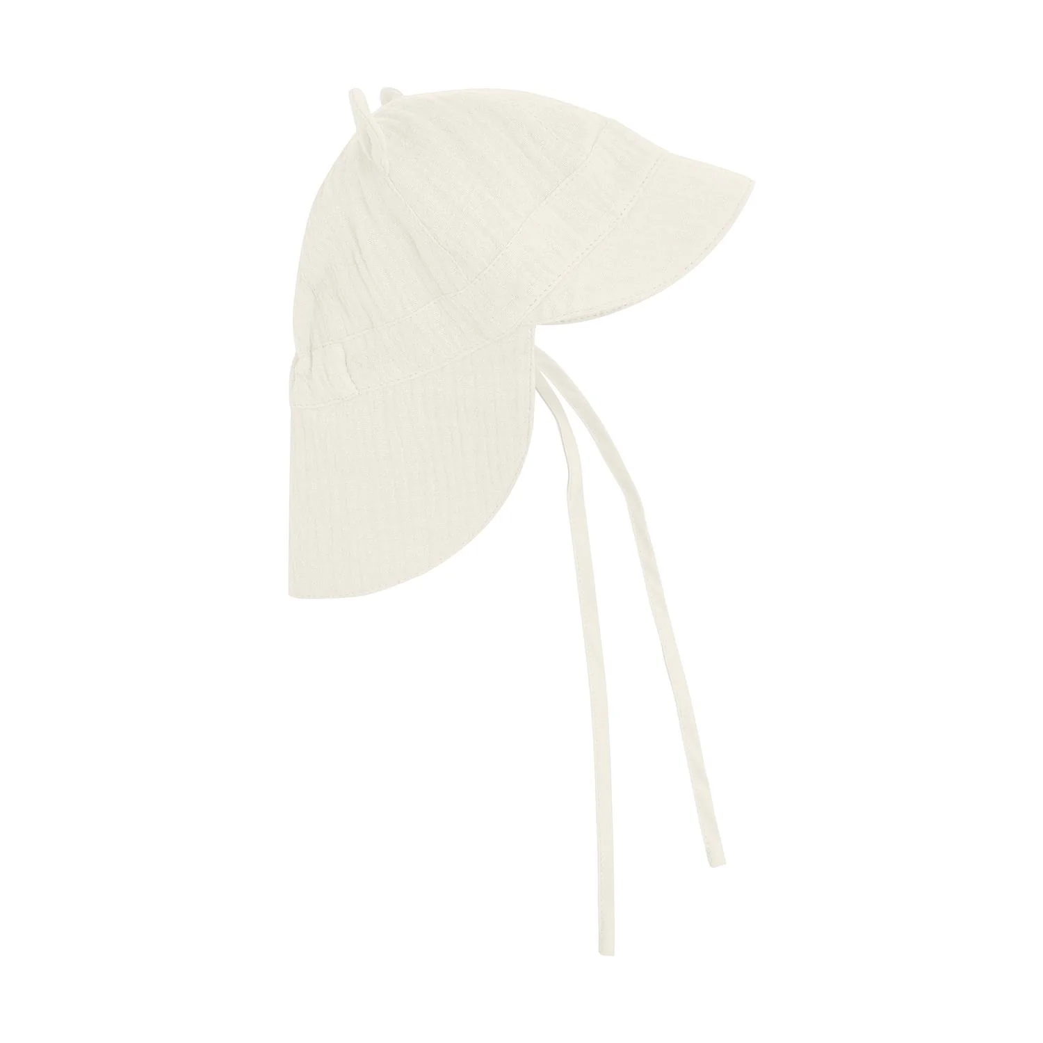 Summer Hat Ears Muslin  Antique White - Image 3