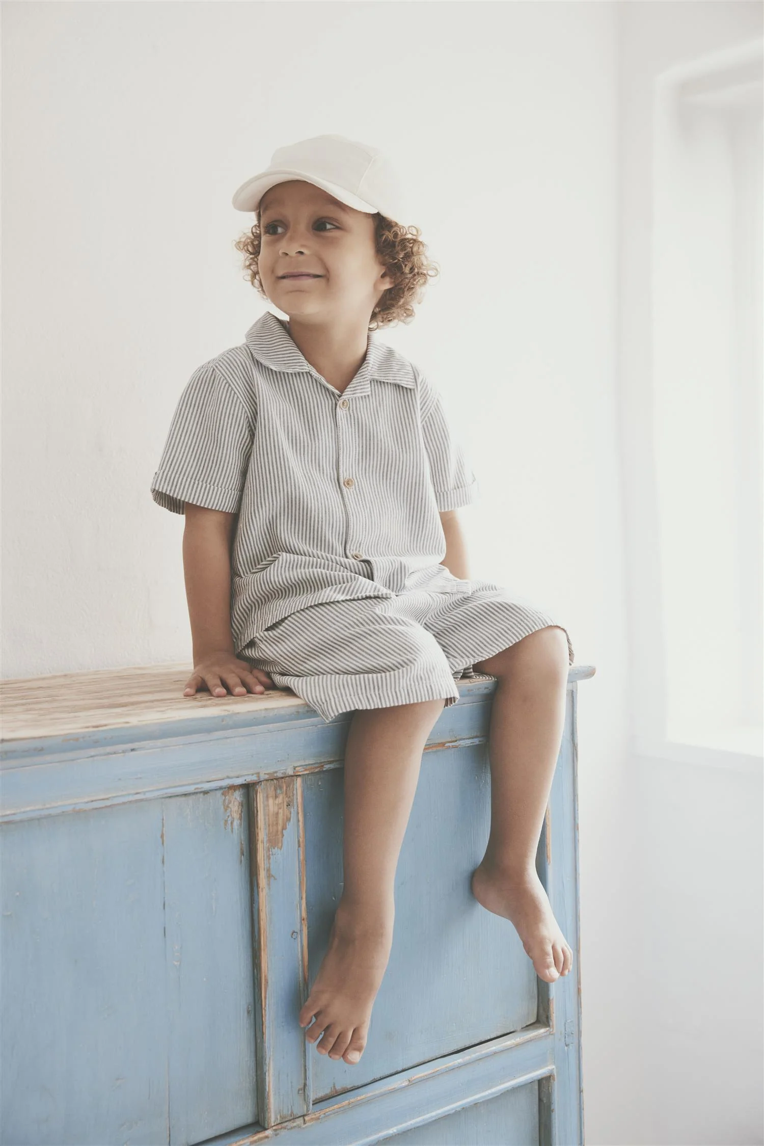 Shirt SS YD Stripe  Bering Sea - Image 3