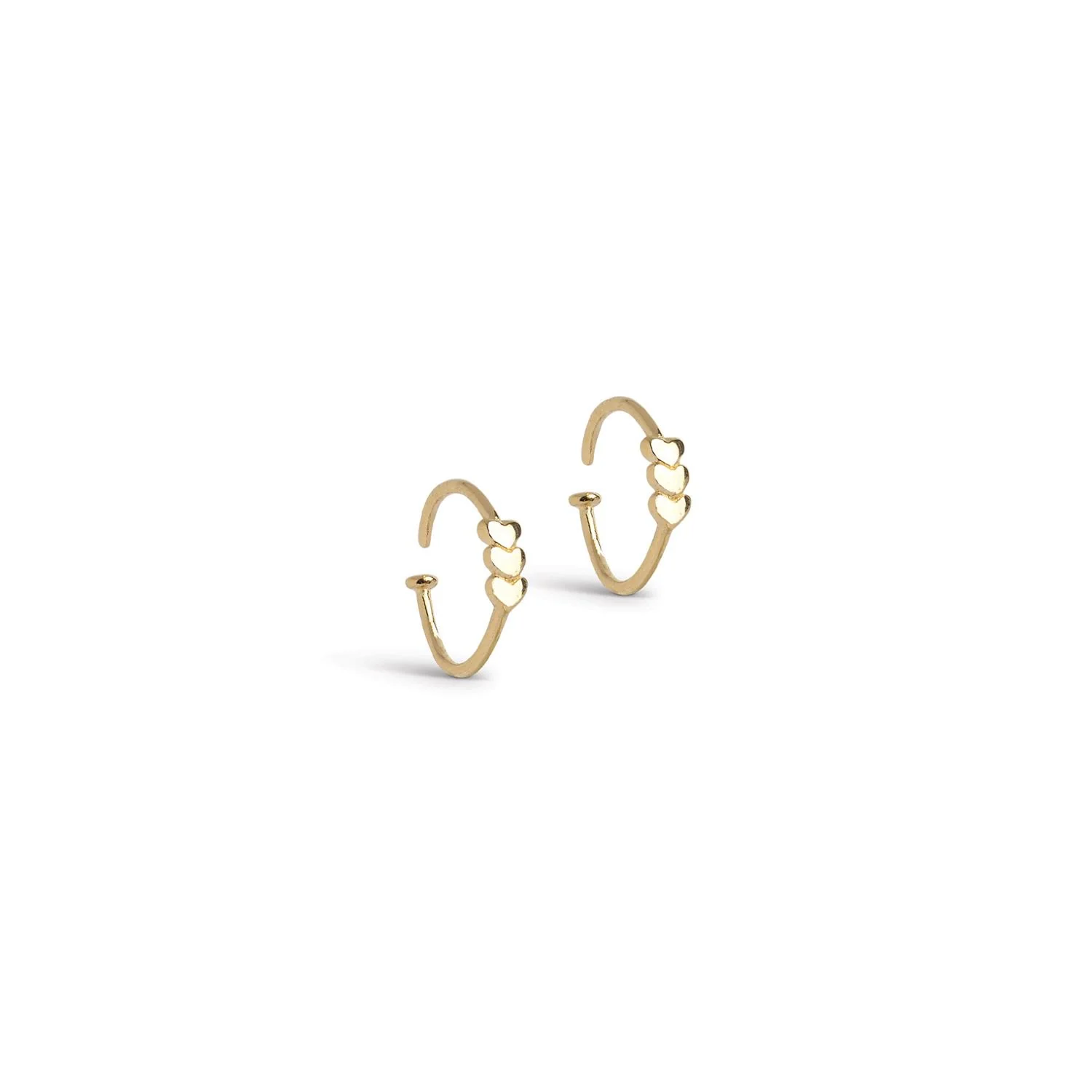 Hoops, Twistie drop  925S/Gp - Image 3