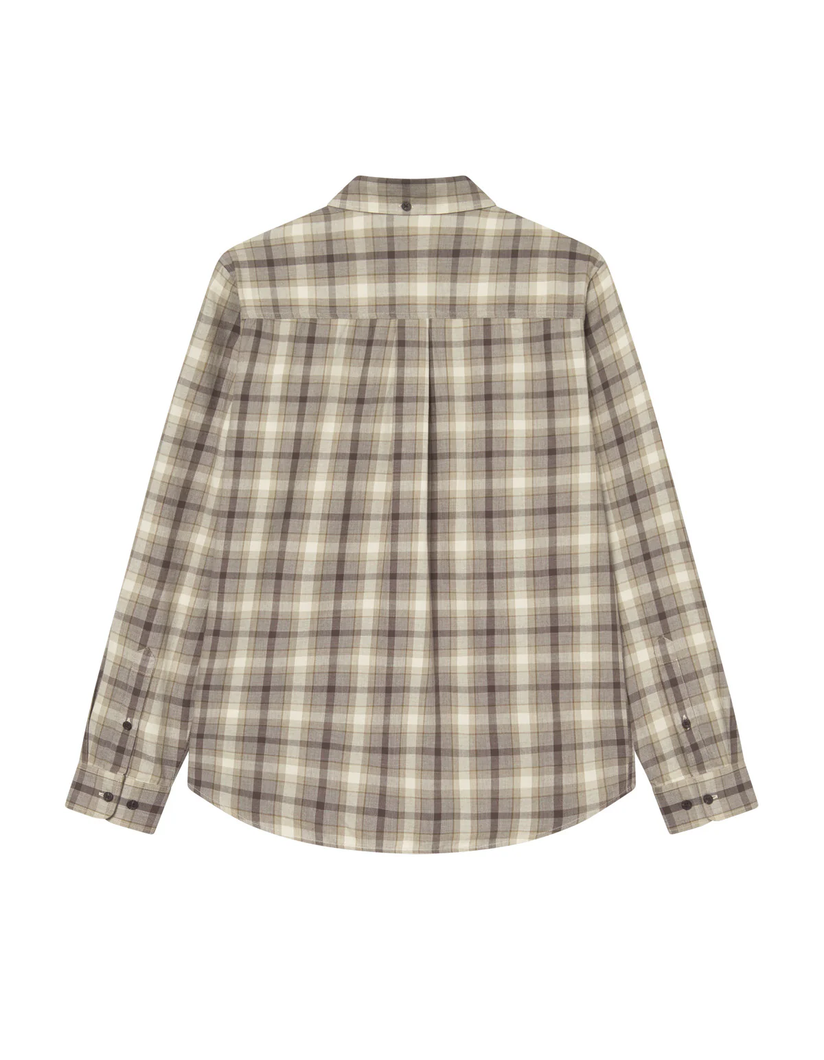 Kent Check Shirt  Ivory - Image 2