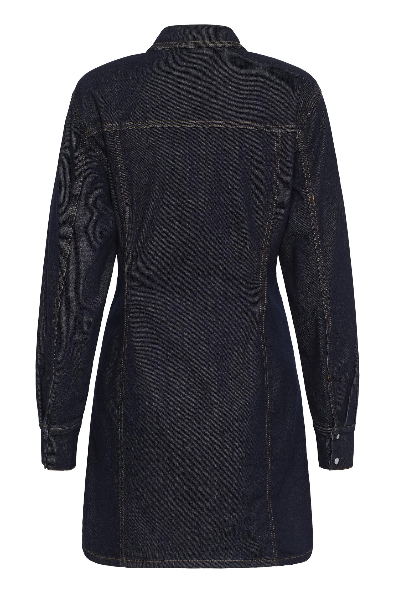 Mae Dress  Dark Blue Rinse - Image 2