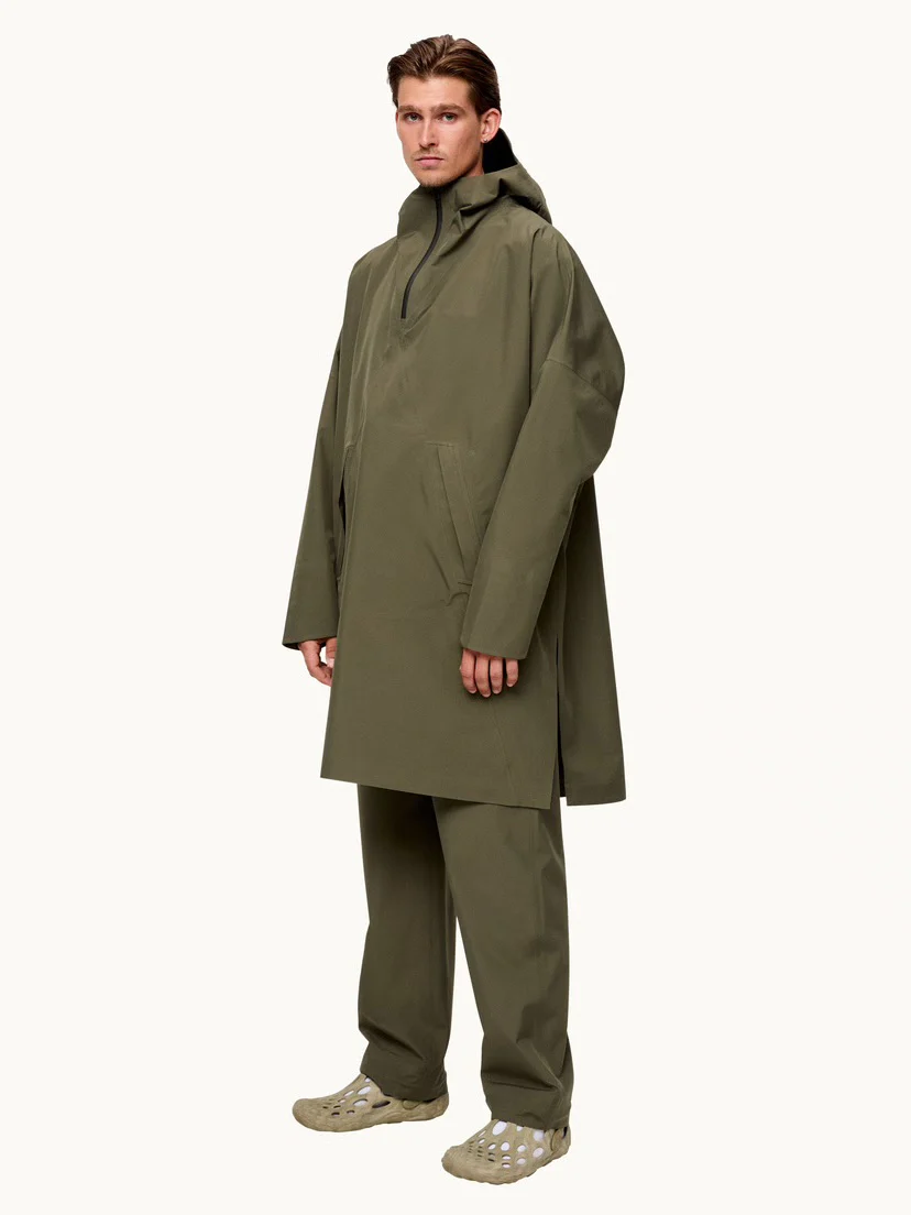 AALESUND PONCHO  Grape Leaf - Image 2
