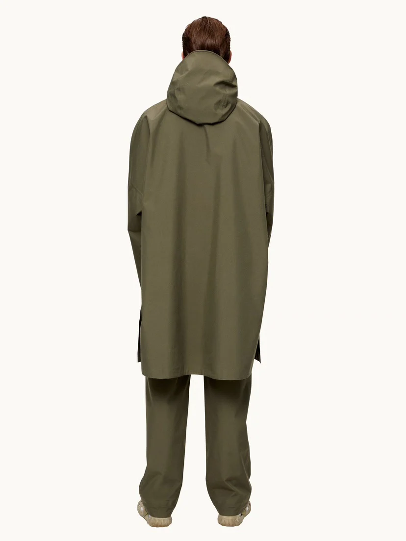 AALESUND PONCHO  Grape Leaf - Image 3