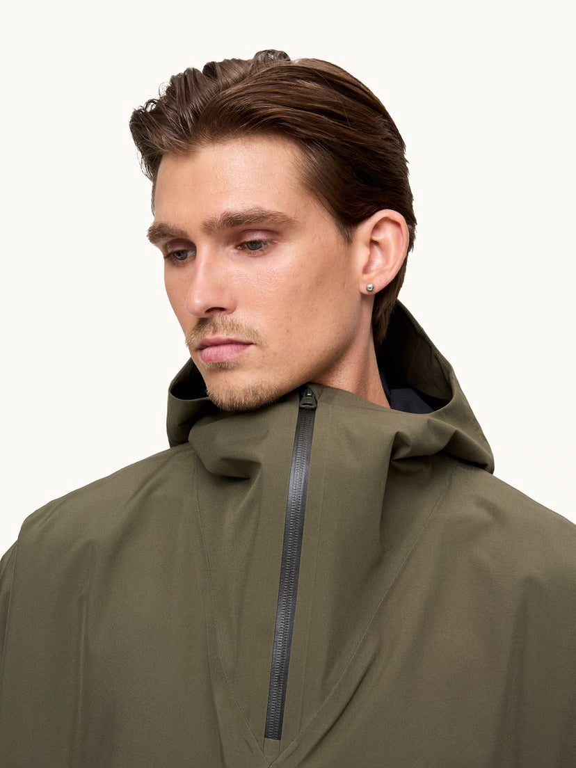 AALESUND PONCHO  Grape Leaf - Image 4