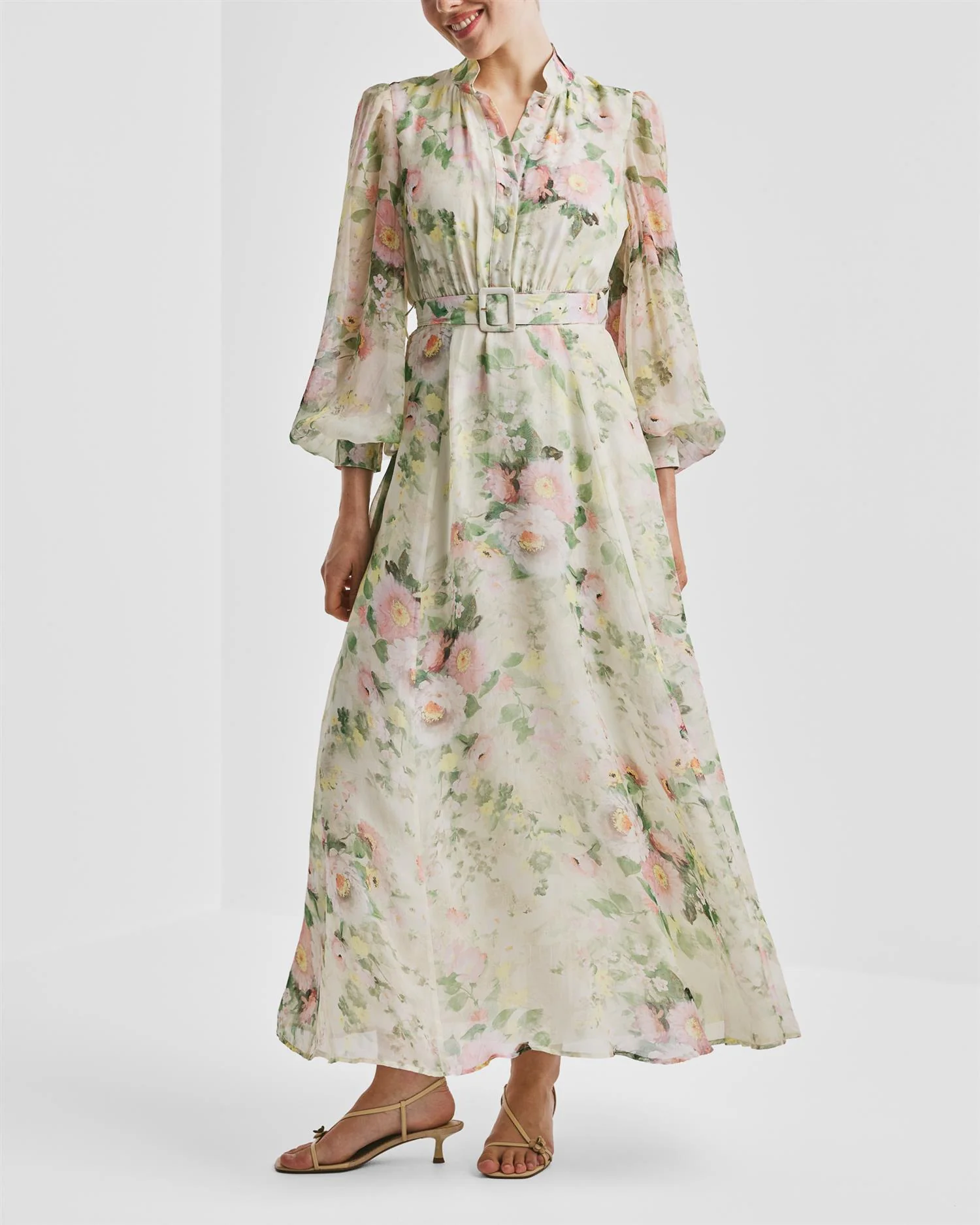 Organza Belt Dress  Watercolour Dreams