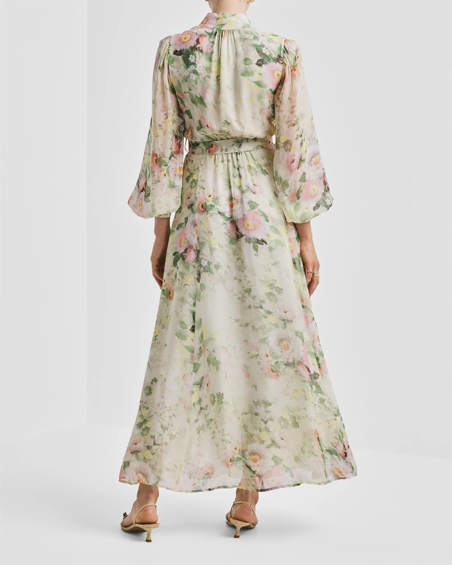 Organza Belt Dress  Watercolour Dreams - Image 2