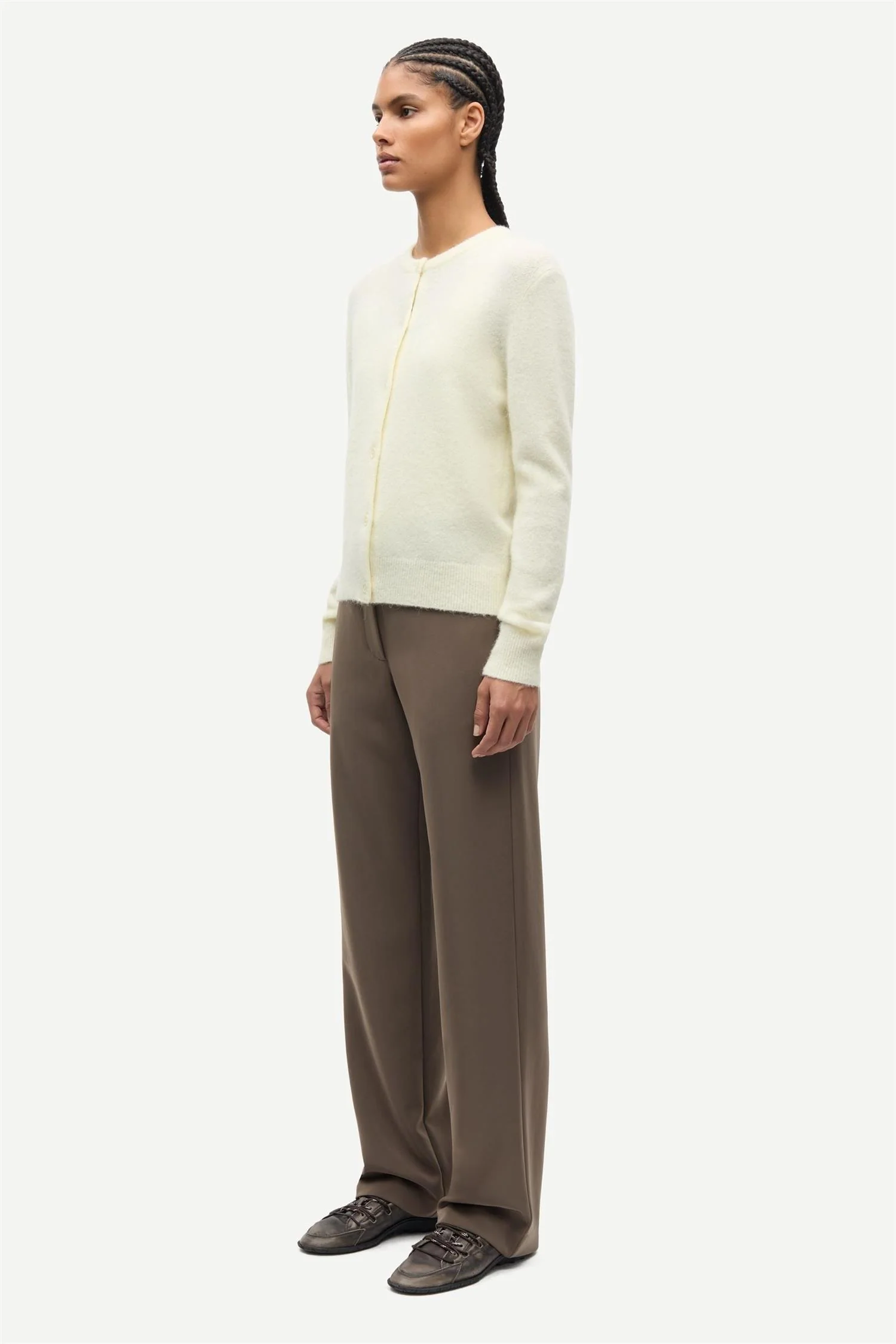 Nor Short Cardigan  Ethereal Green - Image 5