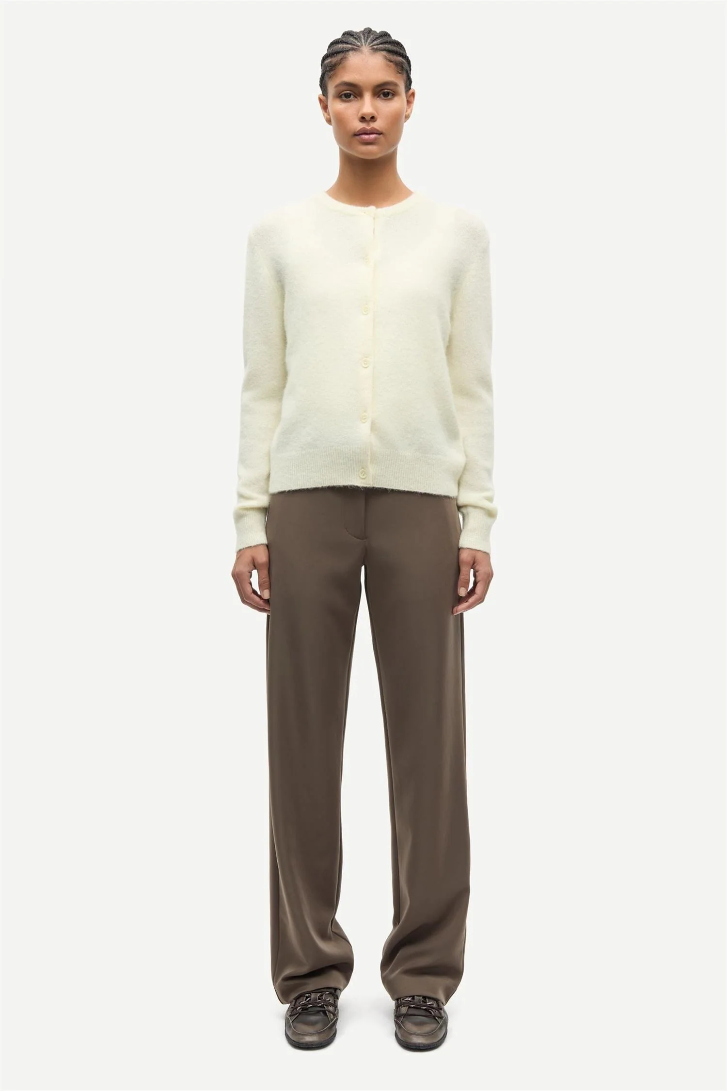 Nor Short Cardigan  Ethereal Green - Image 6