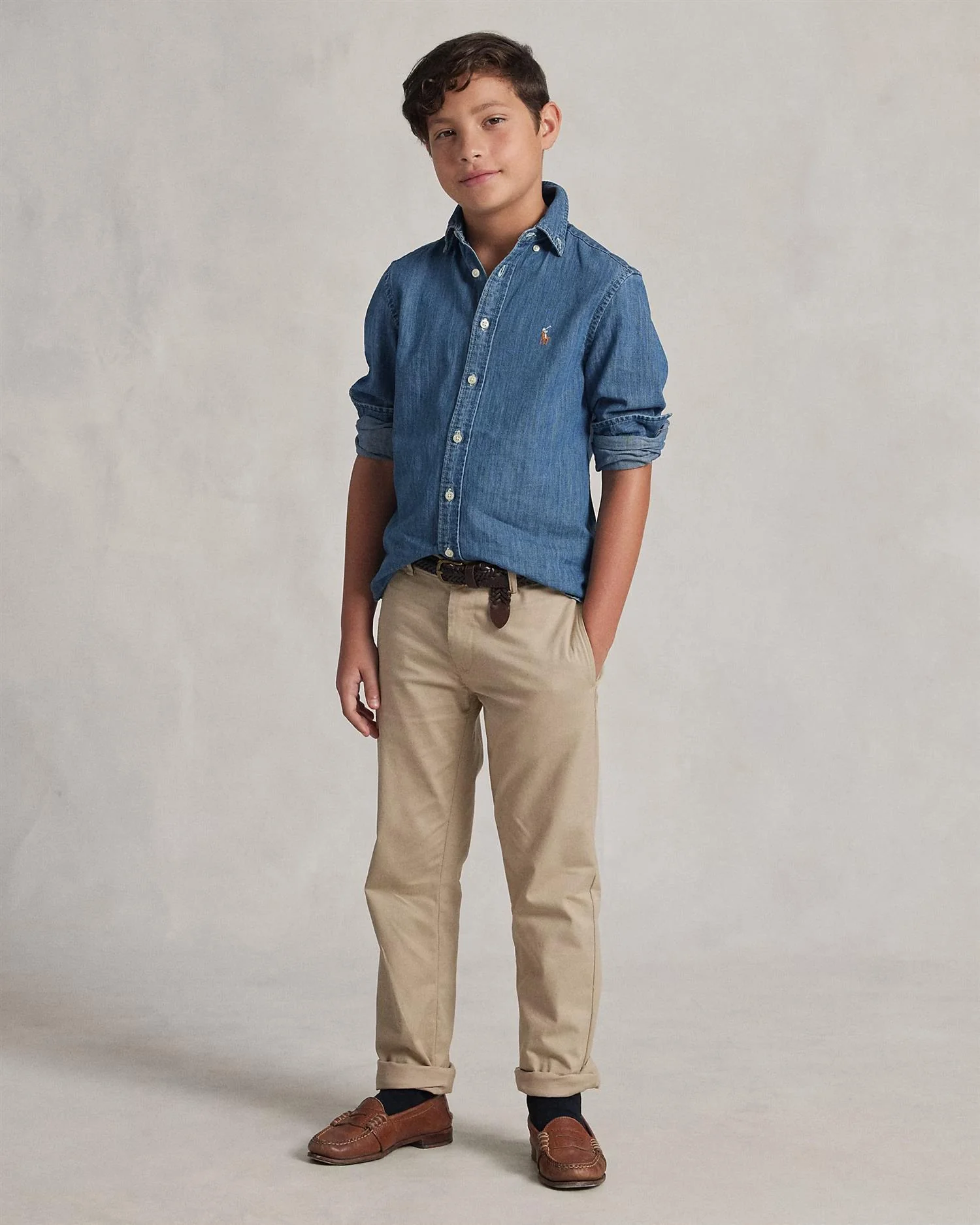 LS BD-TOPS-SHIRT  Dk Blue - Image 3