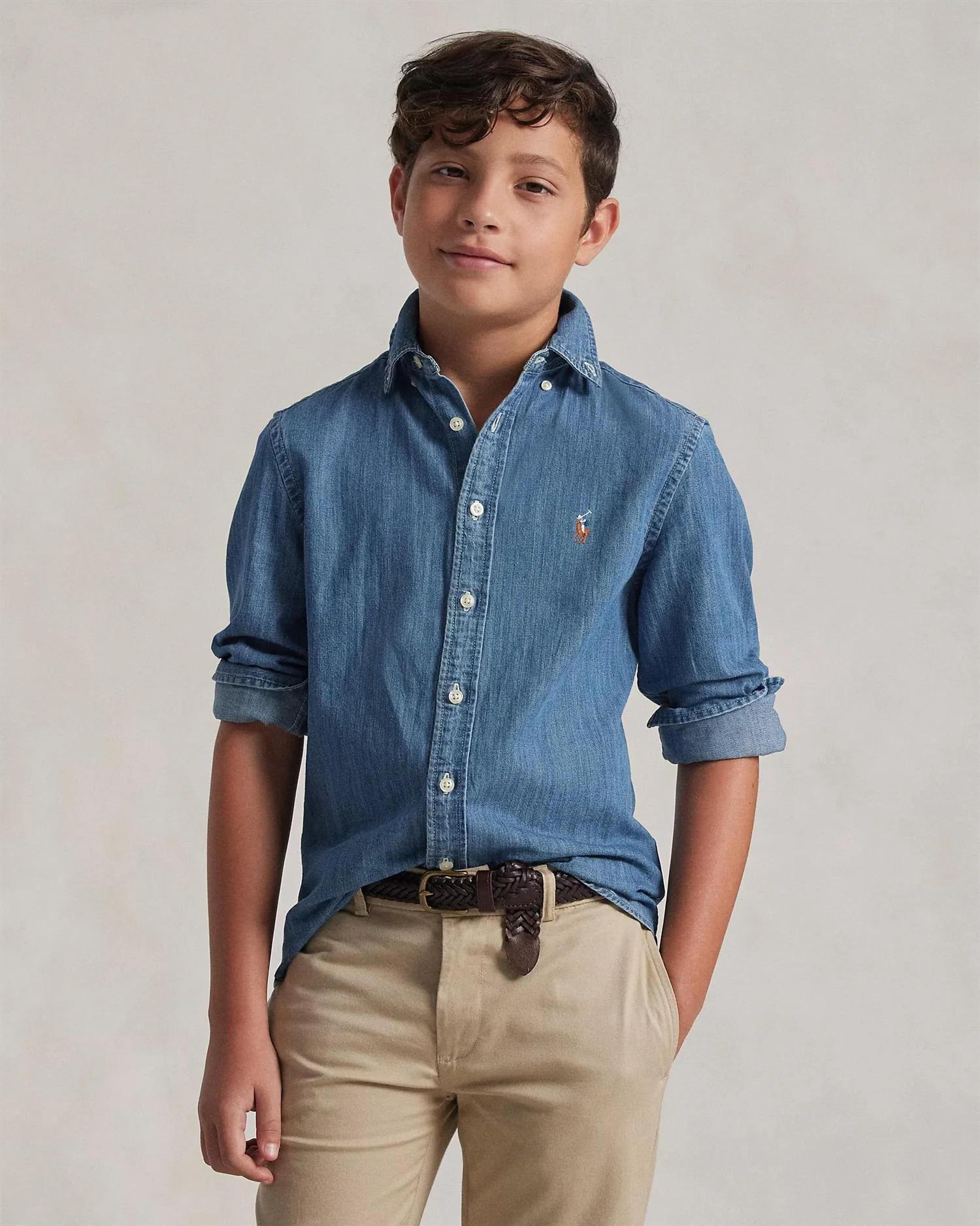 LS BD-TOPS-SHIRT  Dk Blue - Image 6