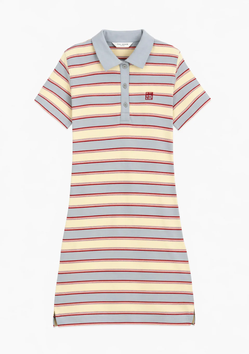 Emma Polo Dress  Ocean Stripe - Image 2