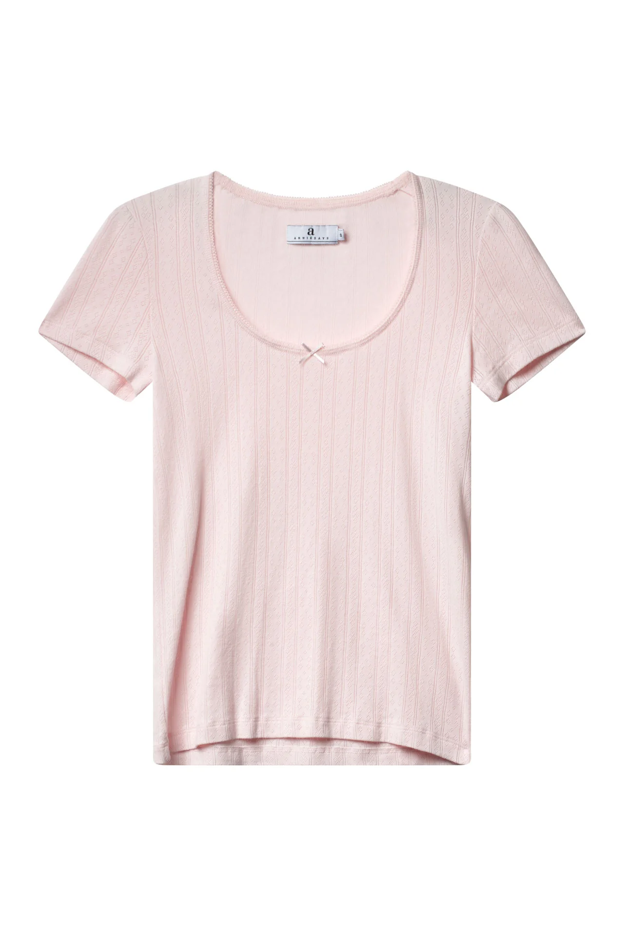 MARIE Pointelle Lt Pink