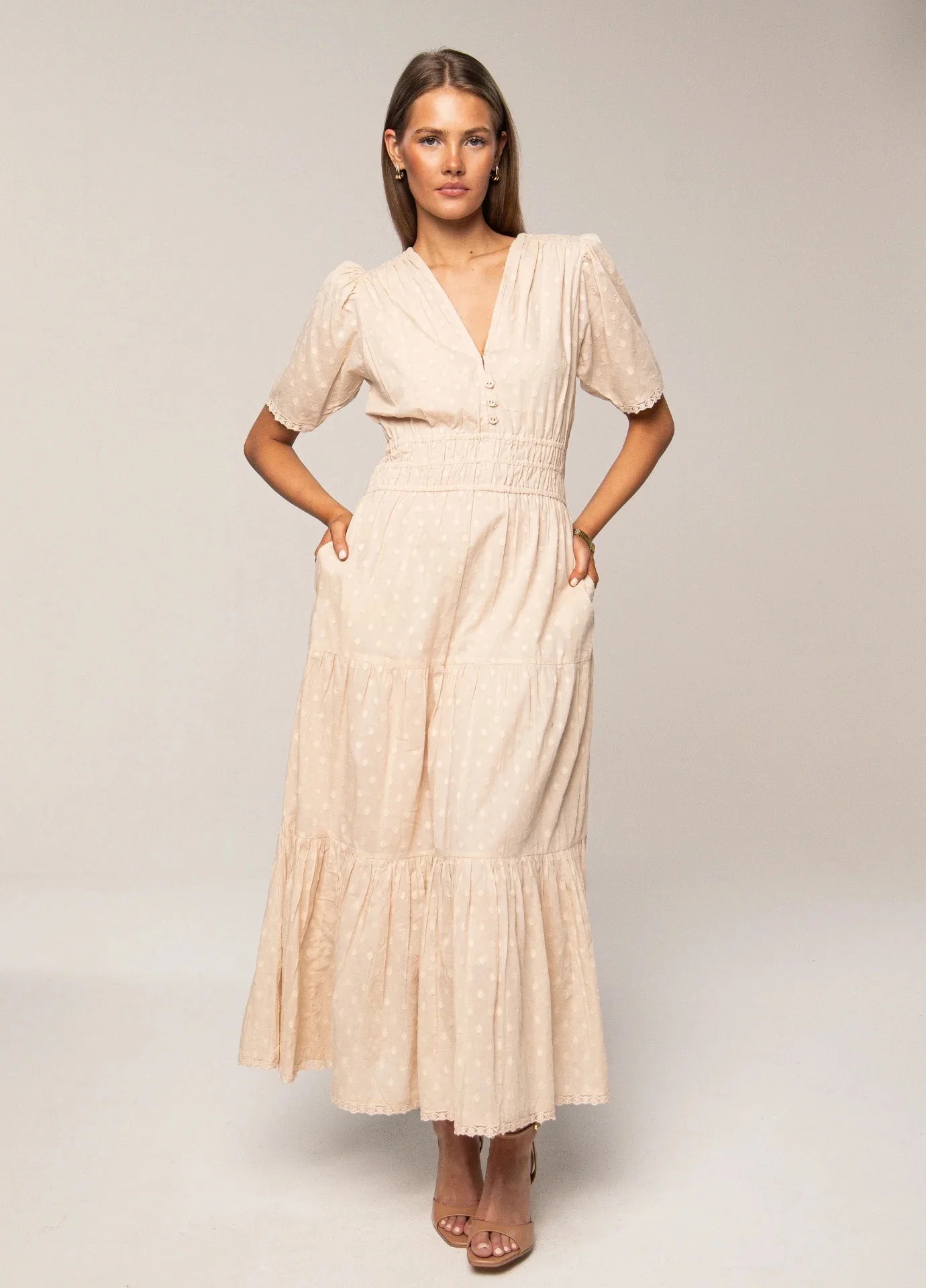 Mina Dress Cookiedough  Cookiedough - Image 4