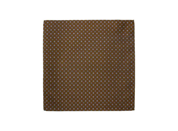 Santi silkeslips m/hanky  Cognac - Image 4