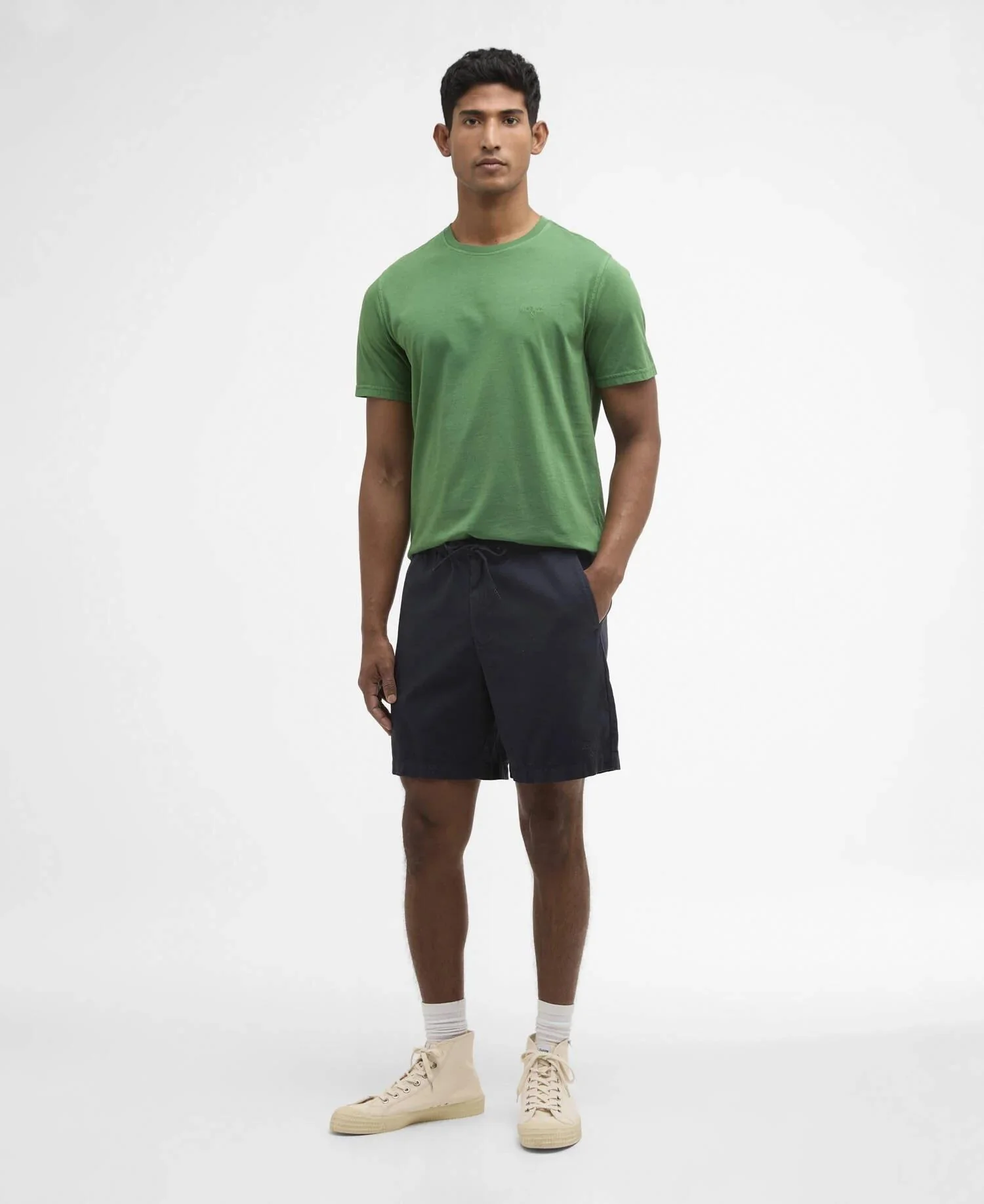 Barbour Oxford Short  Navy - Image 4