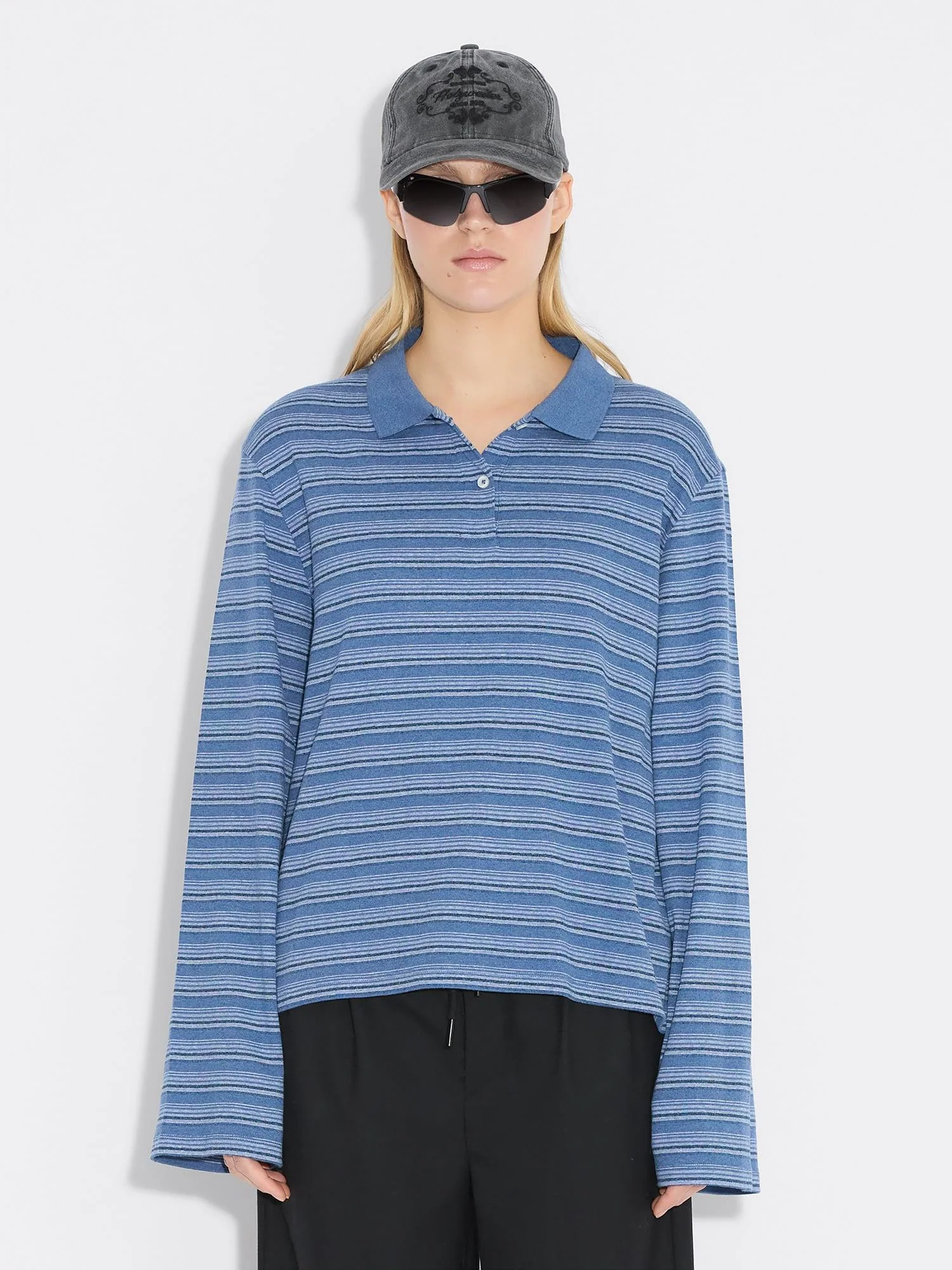 Sunny Polo  Blue Stripe - Image 2
