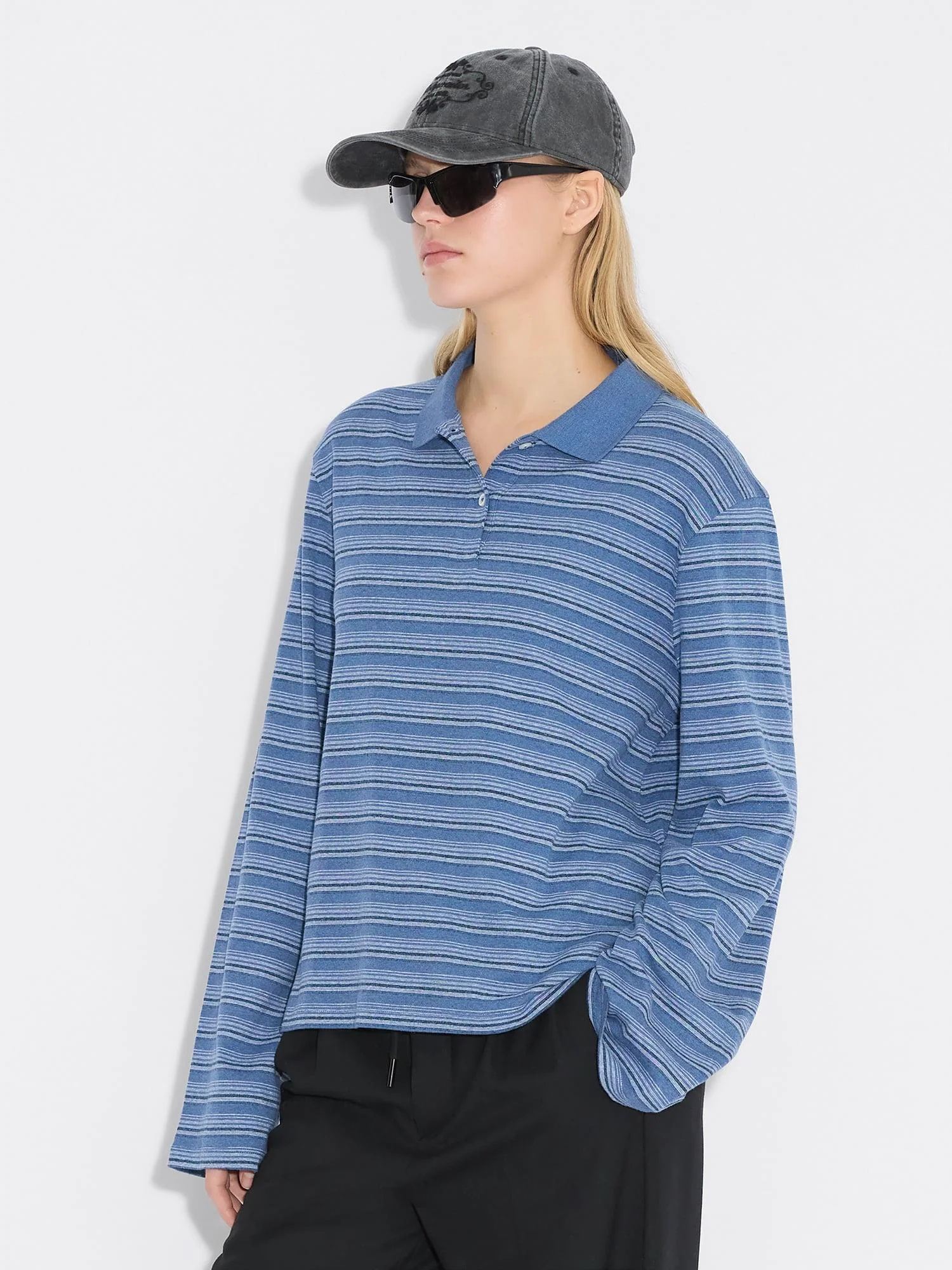 Sunny Polo  Blue Stripe - Image 3