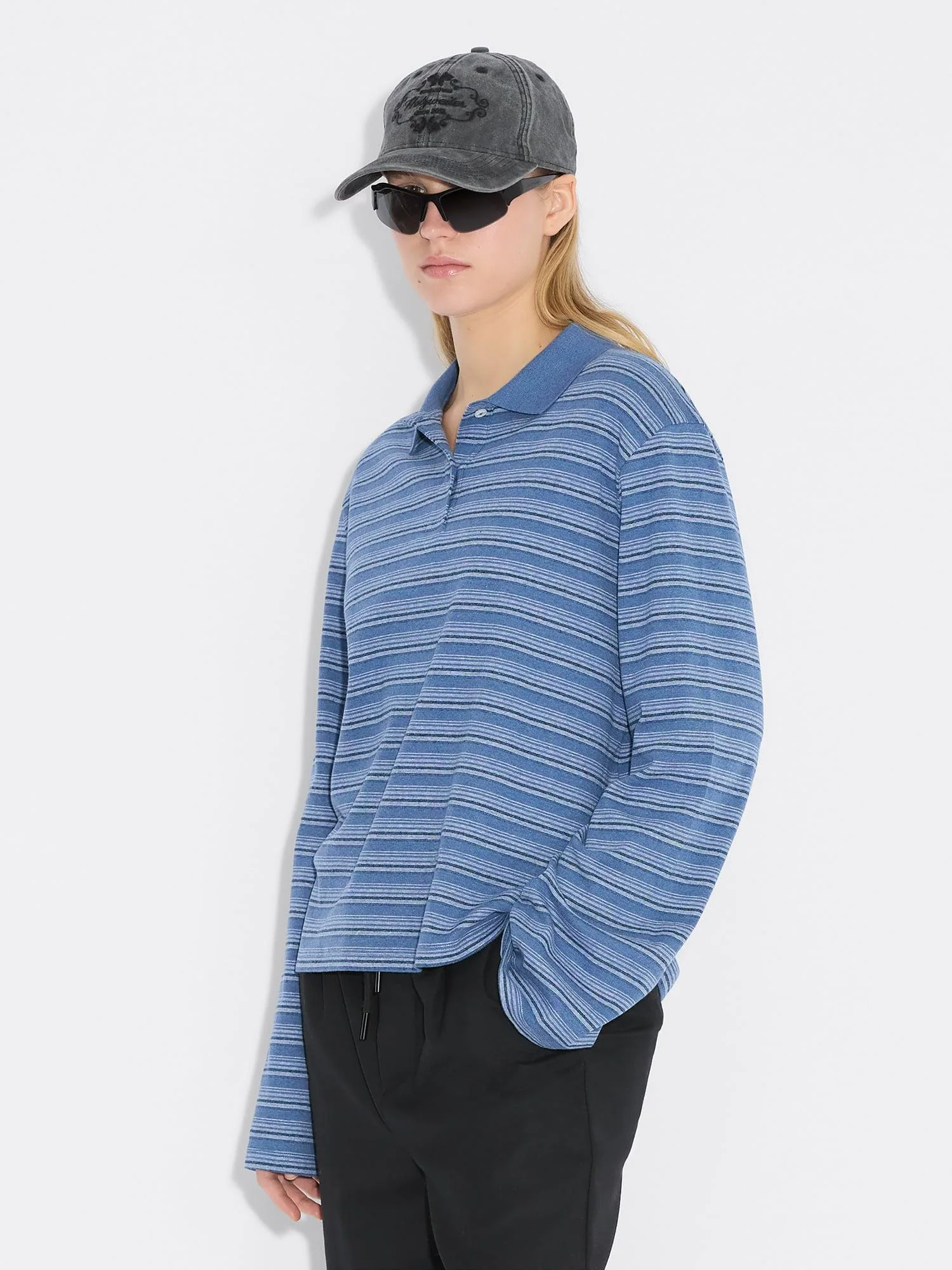 Sunny Polo  Blue Stripe - Image 5