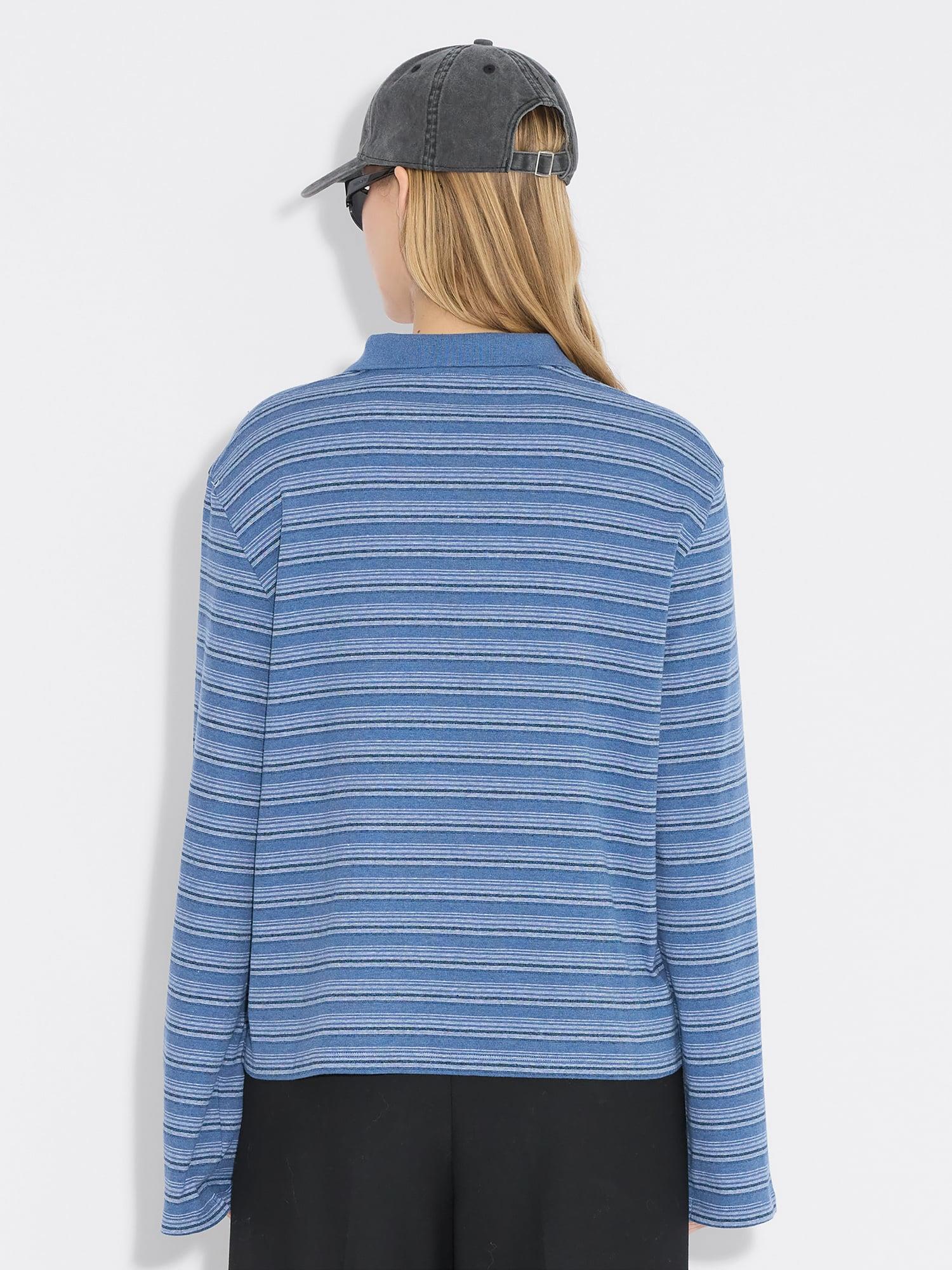 Sunny Polo  Blue Stripe - Image 7