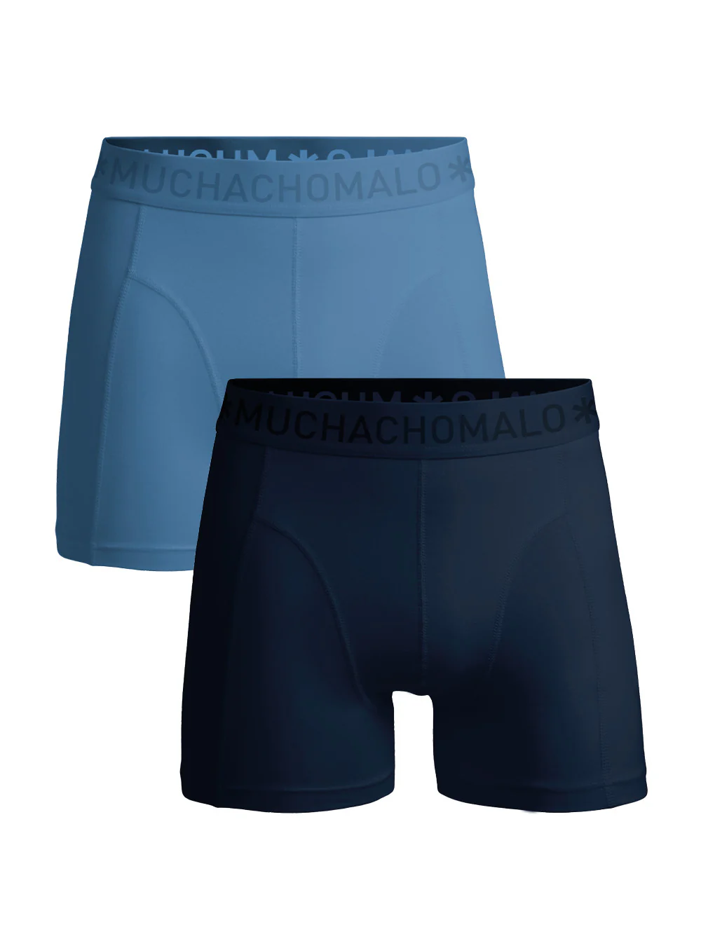 1010 Solid Boxer 2pk 793  Blue/Blue