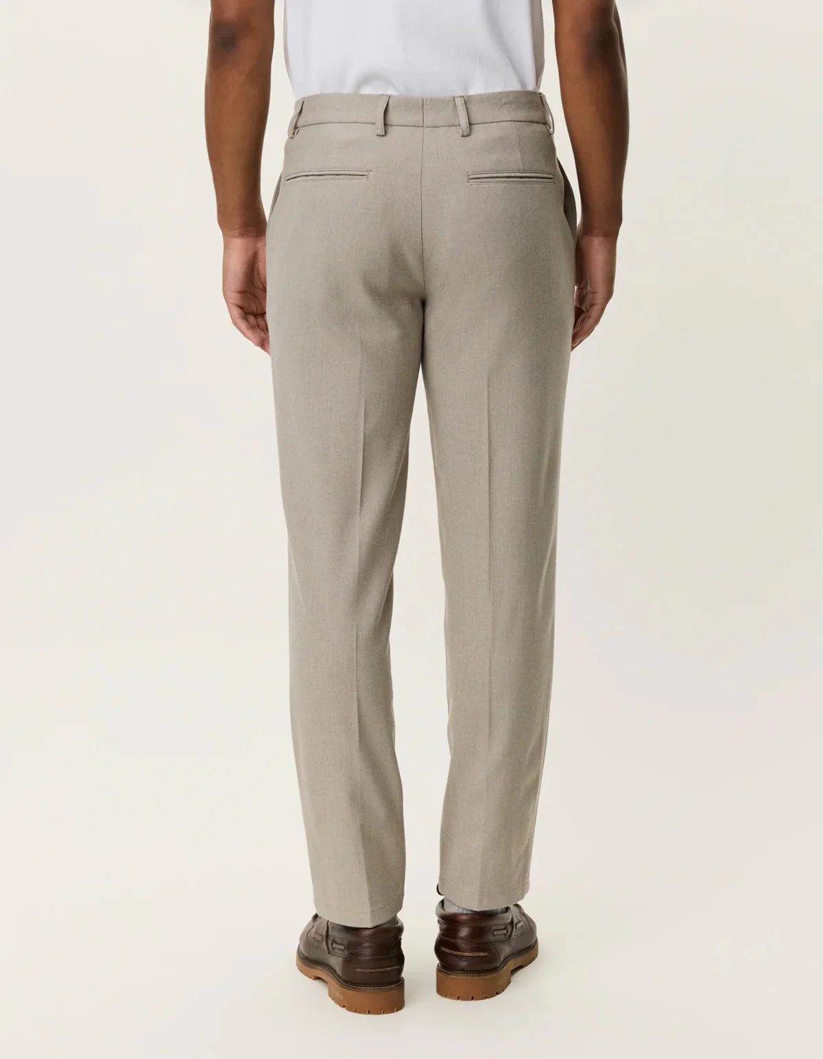 Como Reg Solid Pants  Laurel Oak Sand - Image 5
