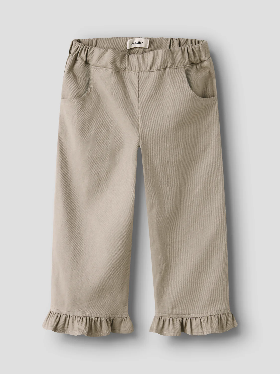 Doreen Wide Twi Pant Lysegrå - Image 3