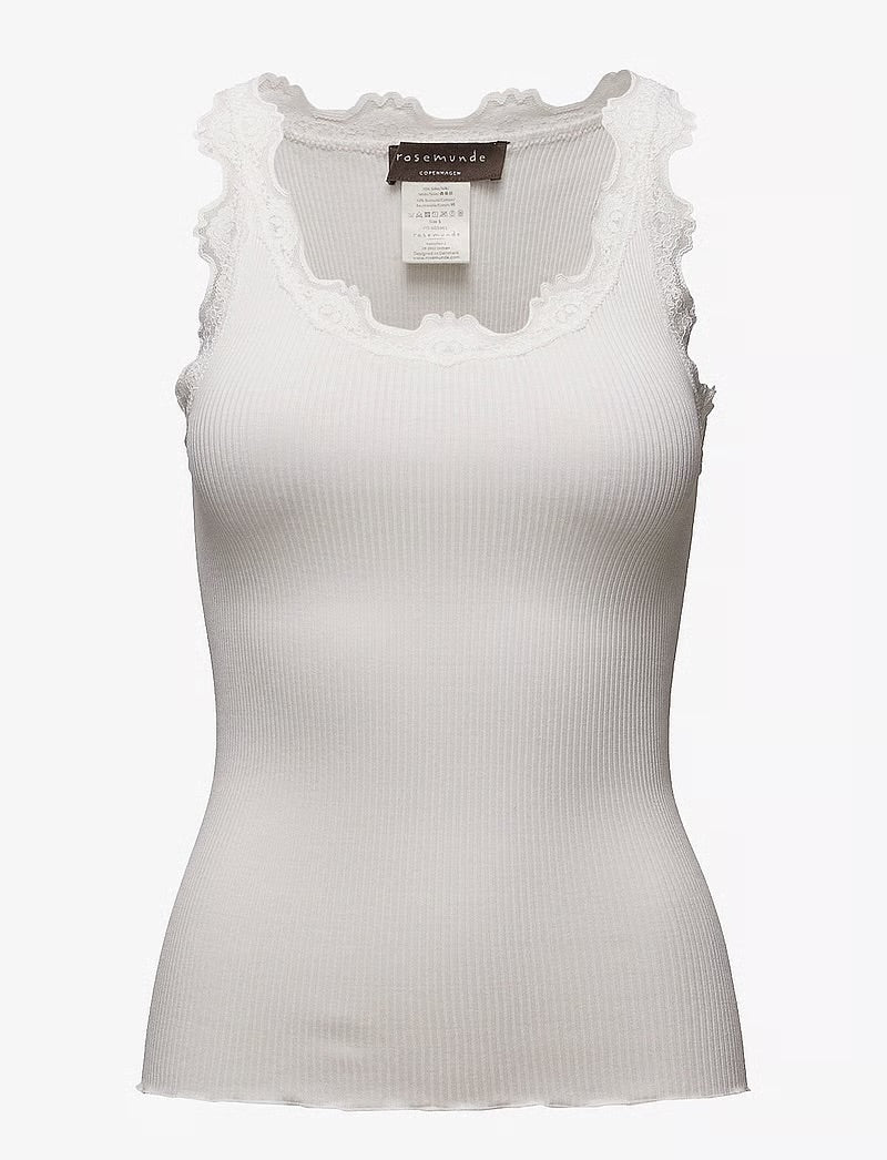 RWBabette SL U-neck Lace Top  New White