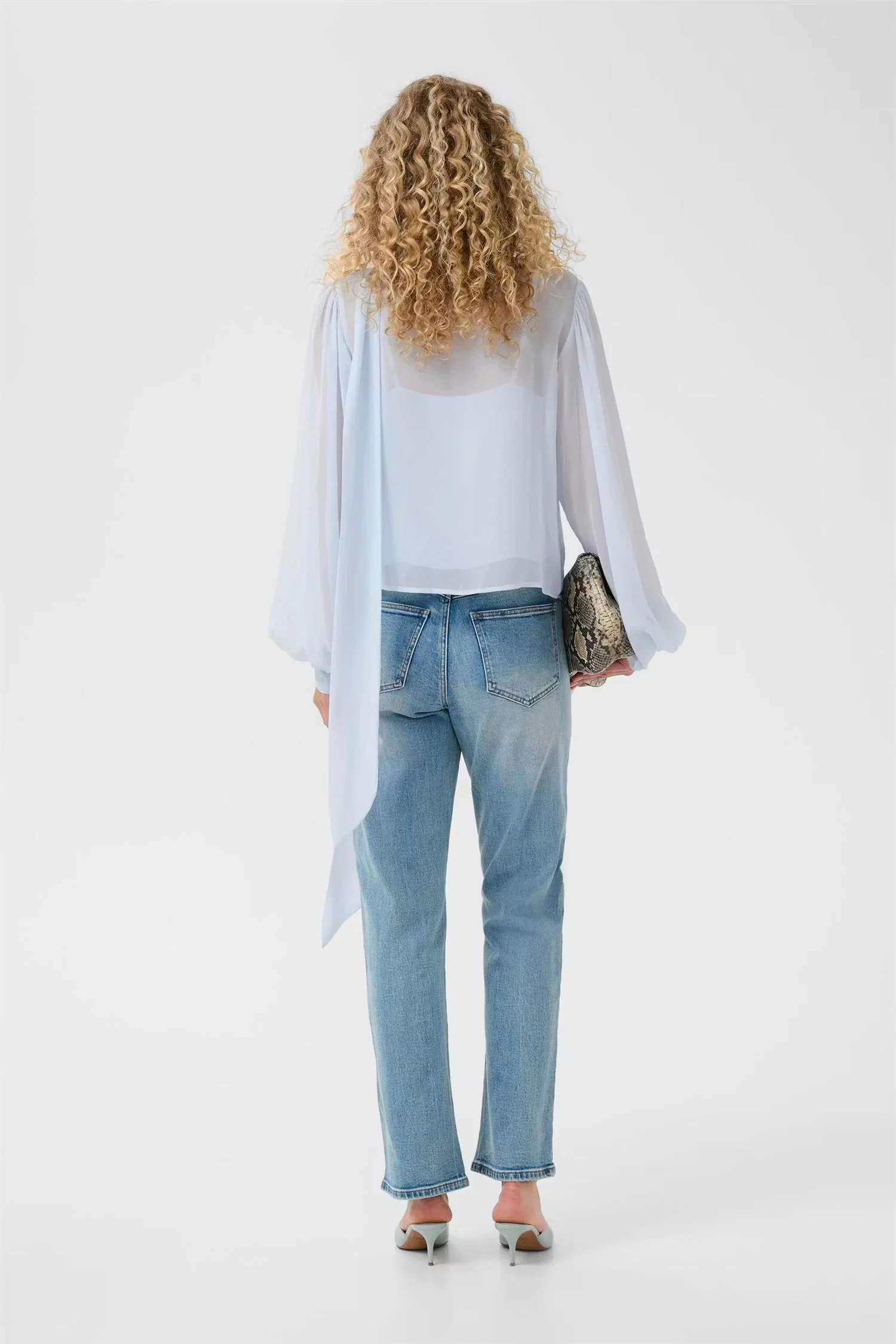 Zurina Blouse  Blue Finch - Image 3