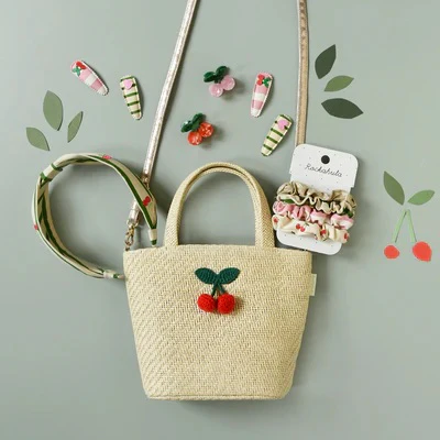CHERRY KISS SCRUNCHIE SET - Image 2