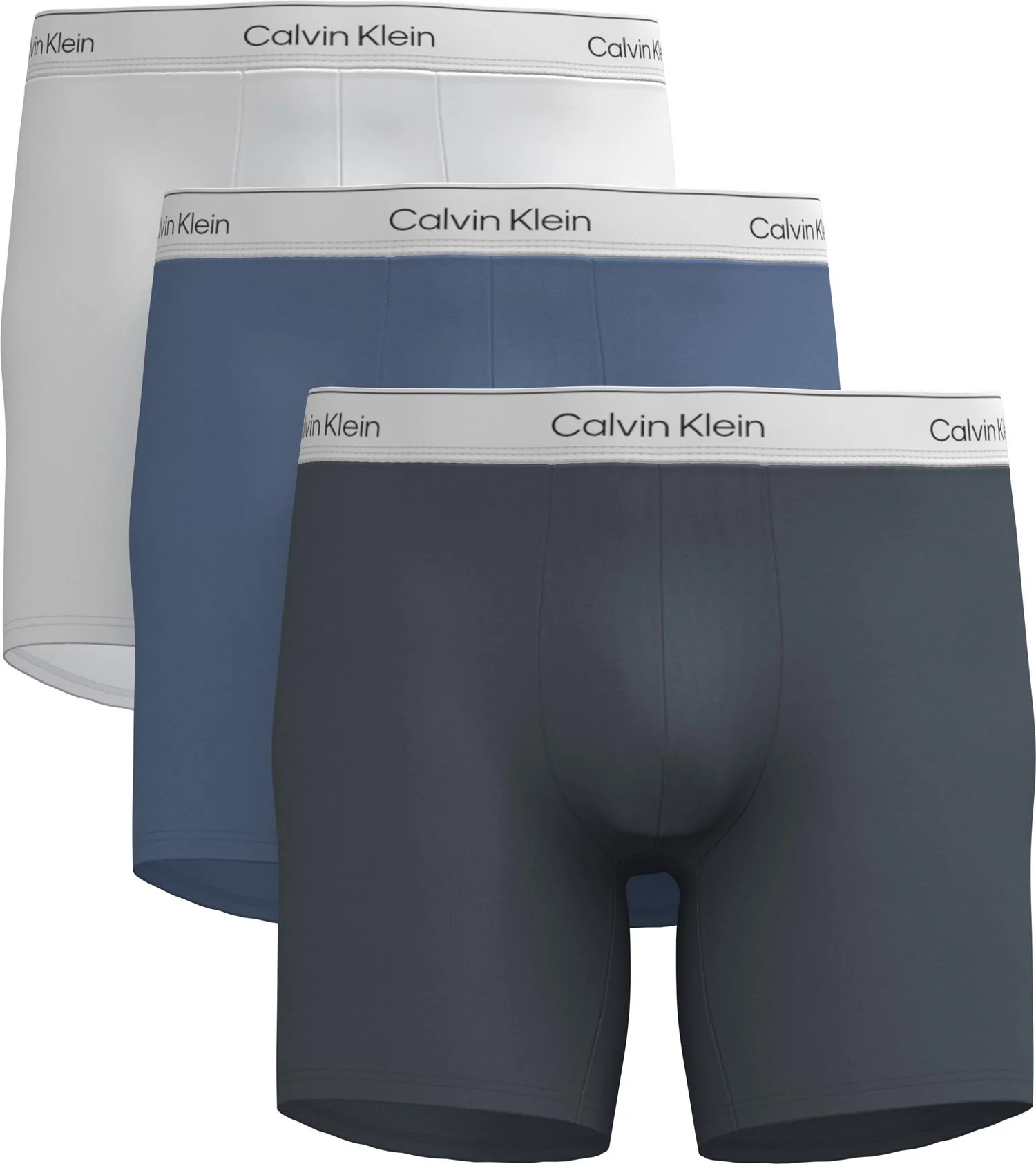 Boxer Brief 3pk  White/Blue Tulip/Turbulence