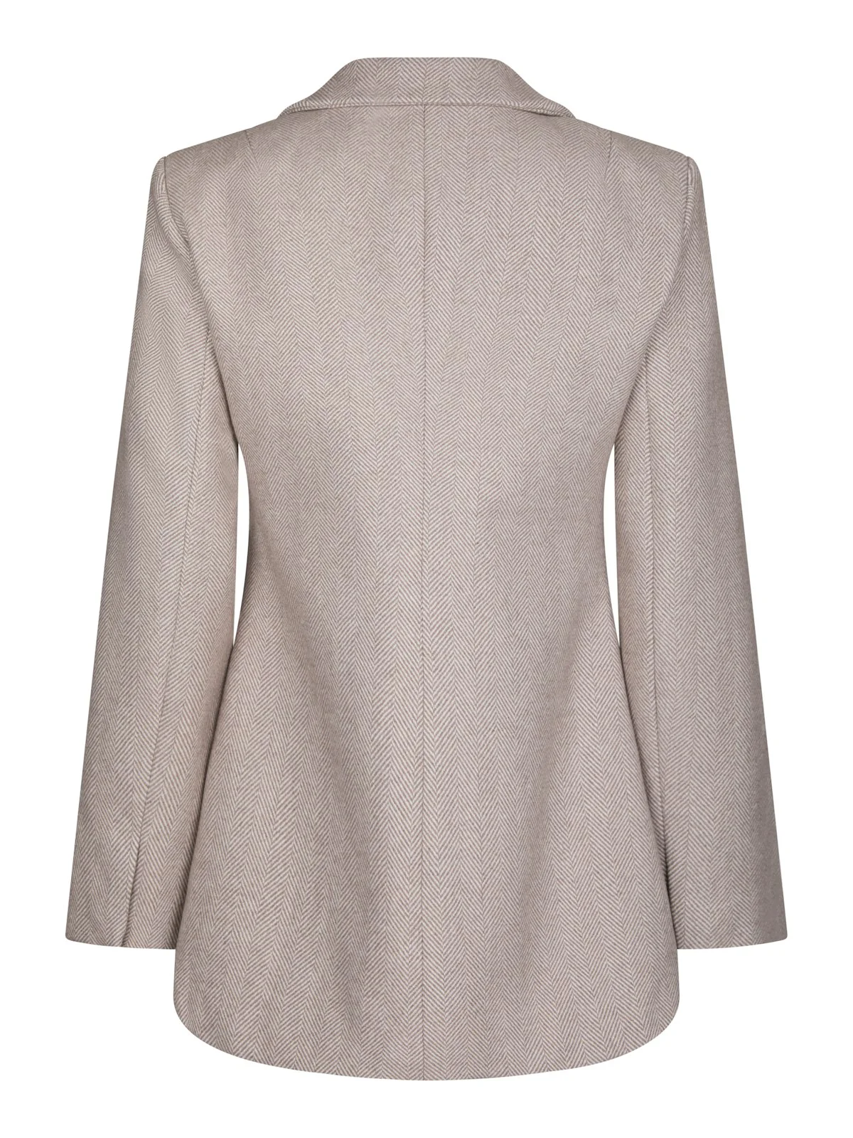 Bowie Herringbone S Blazer  Sand - Image 5