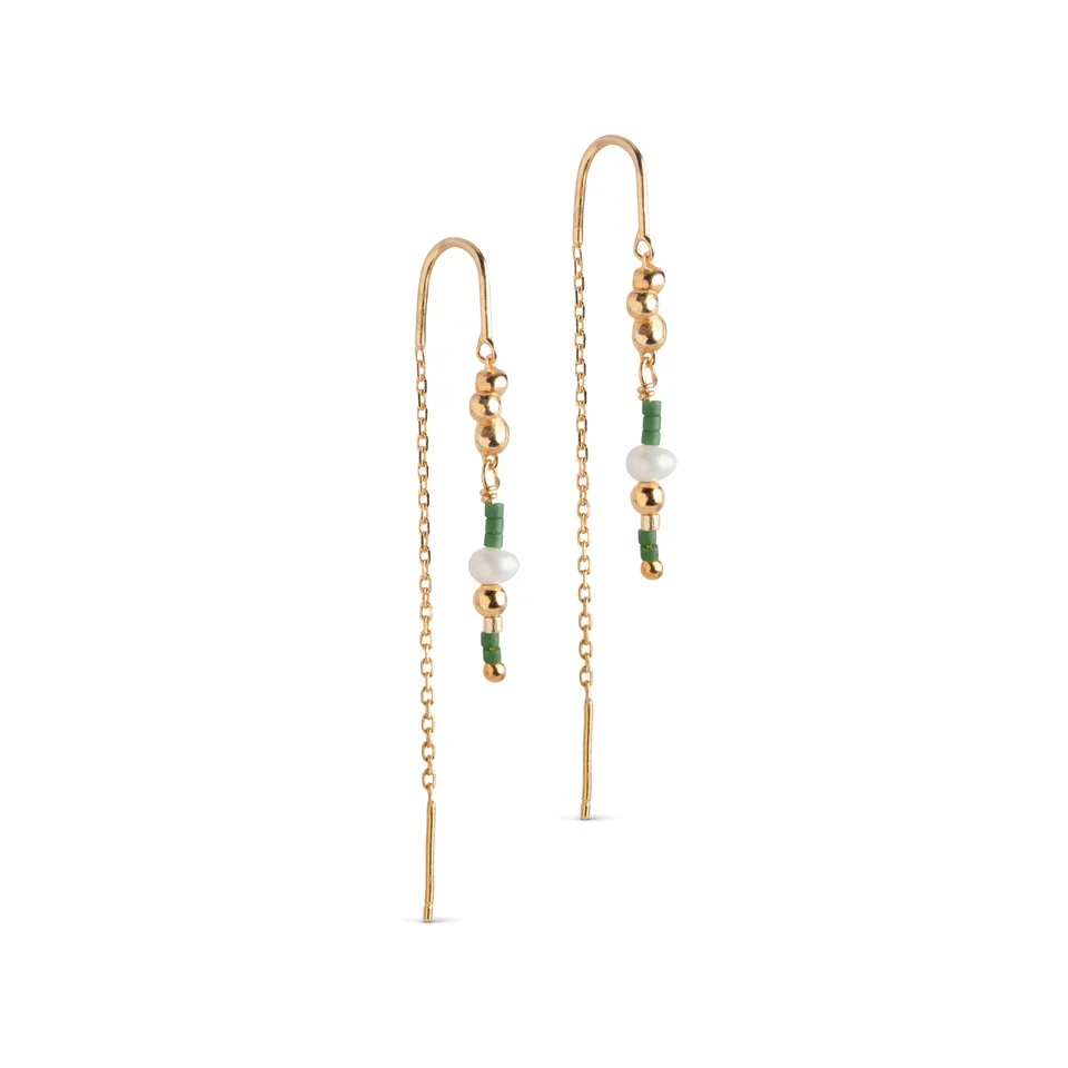 Earrings, Nara Miyuki Khaki