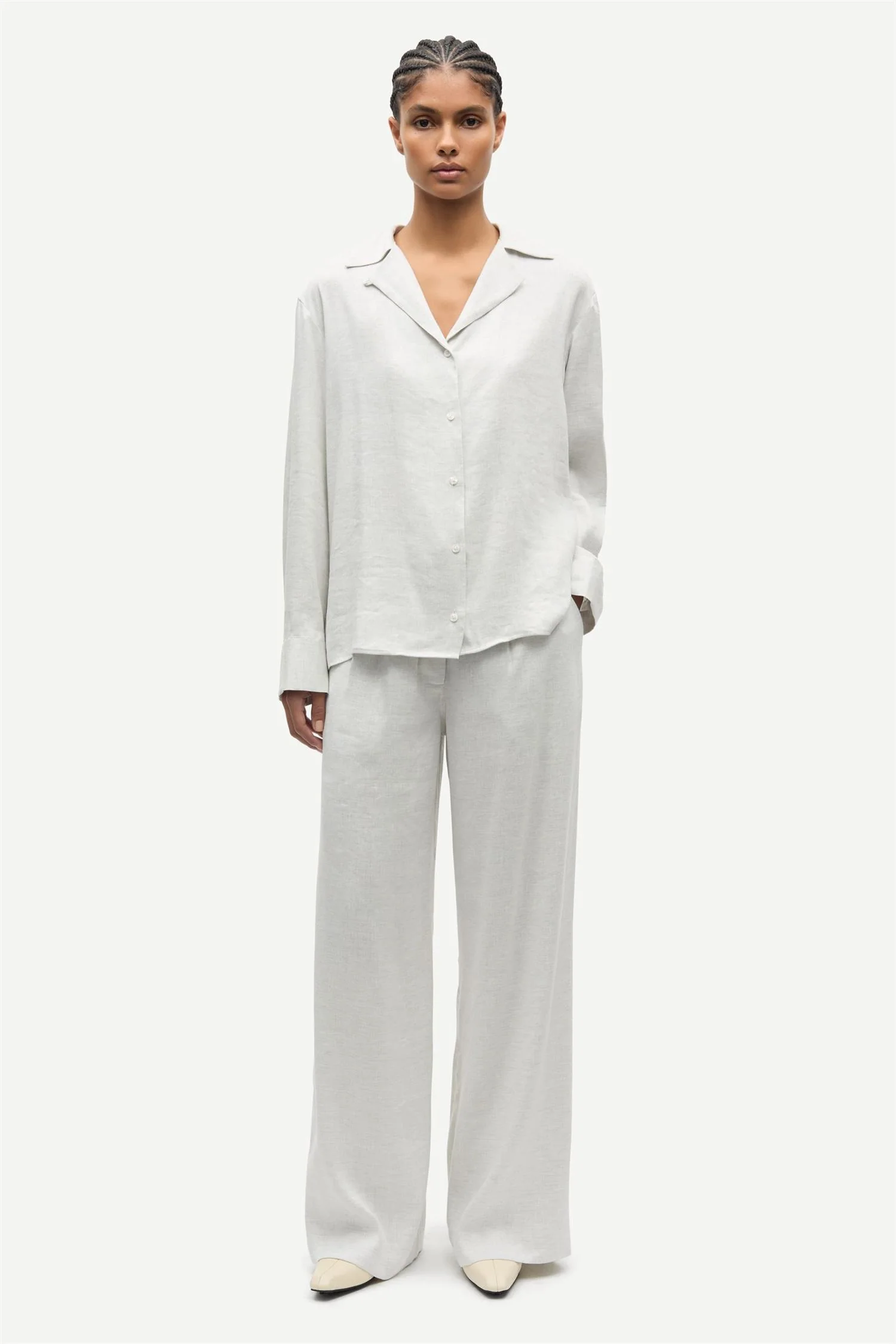 Saiben Shirt 15931  Light Grey Mel. - Image 4