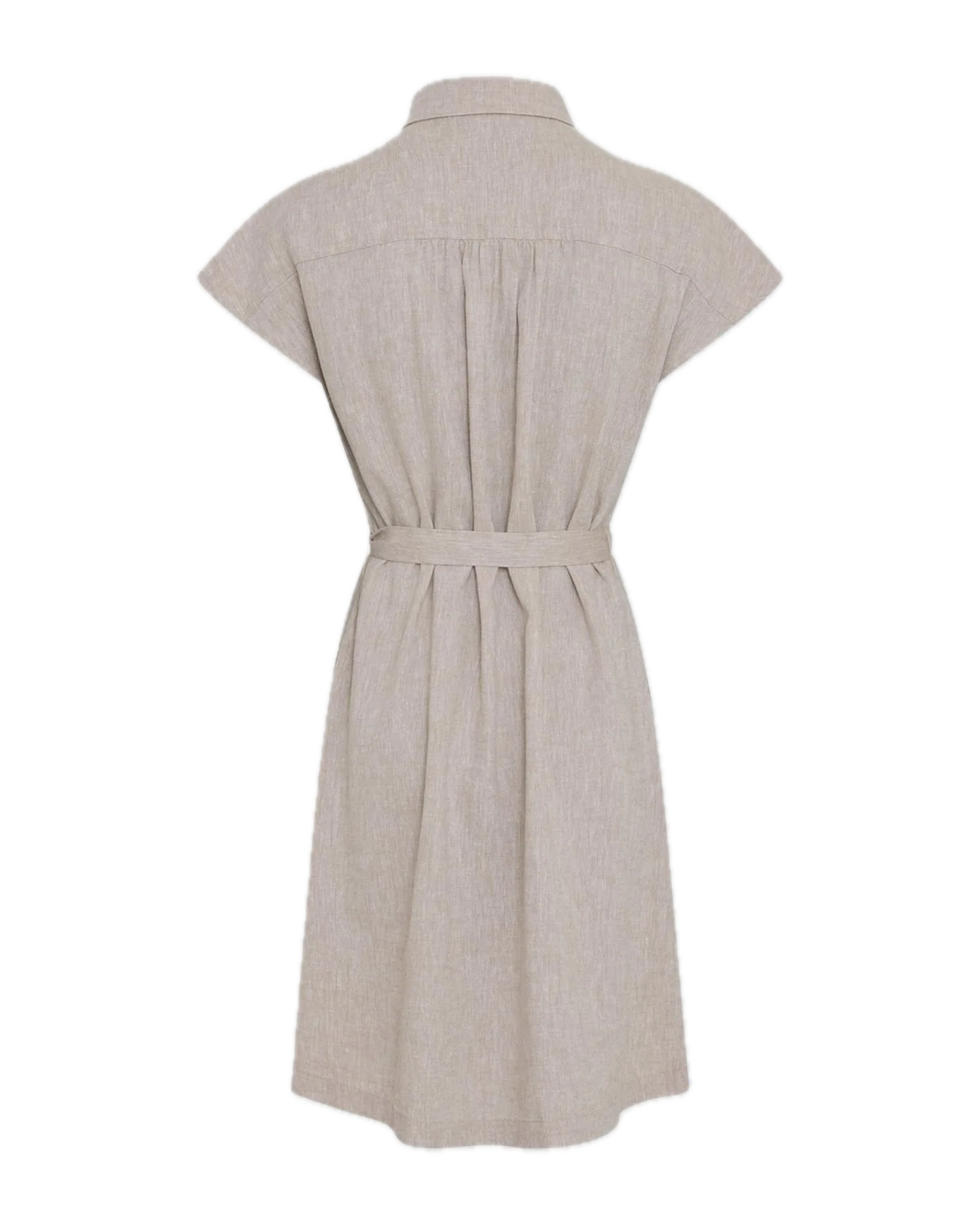 Mschviana Ginia Ss Shirt Dress  Beige - Image 2
