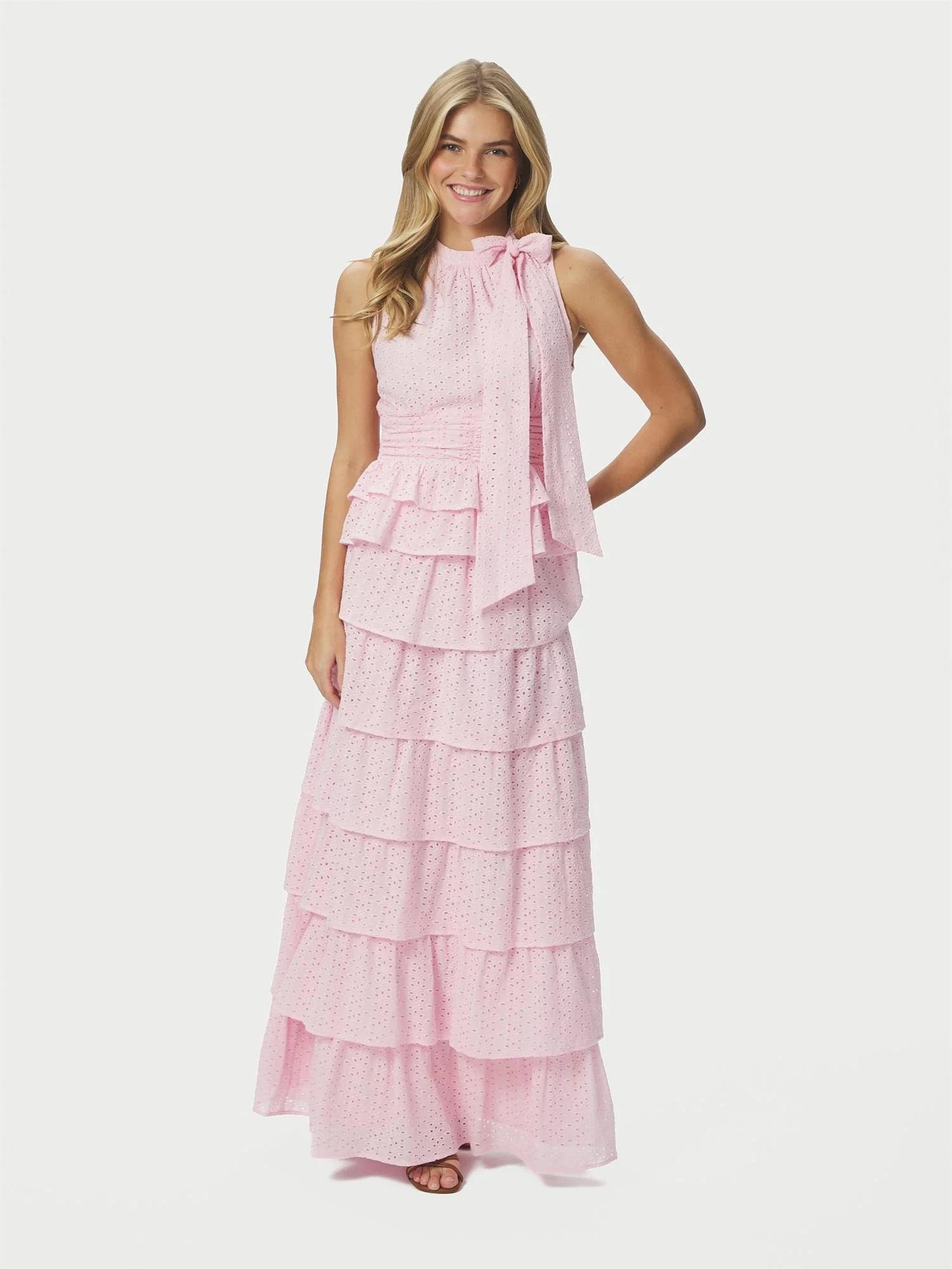 Ansol Emb Top  Light Pink - Image 4
