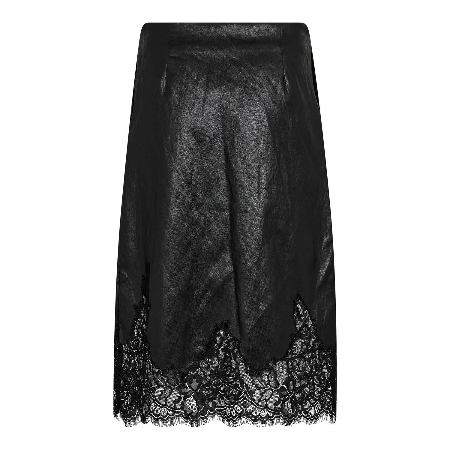 GittCC Lace Midi Skirt  Black - Image 3