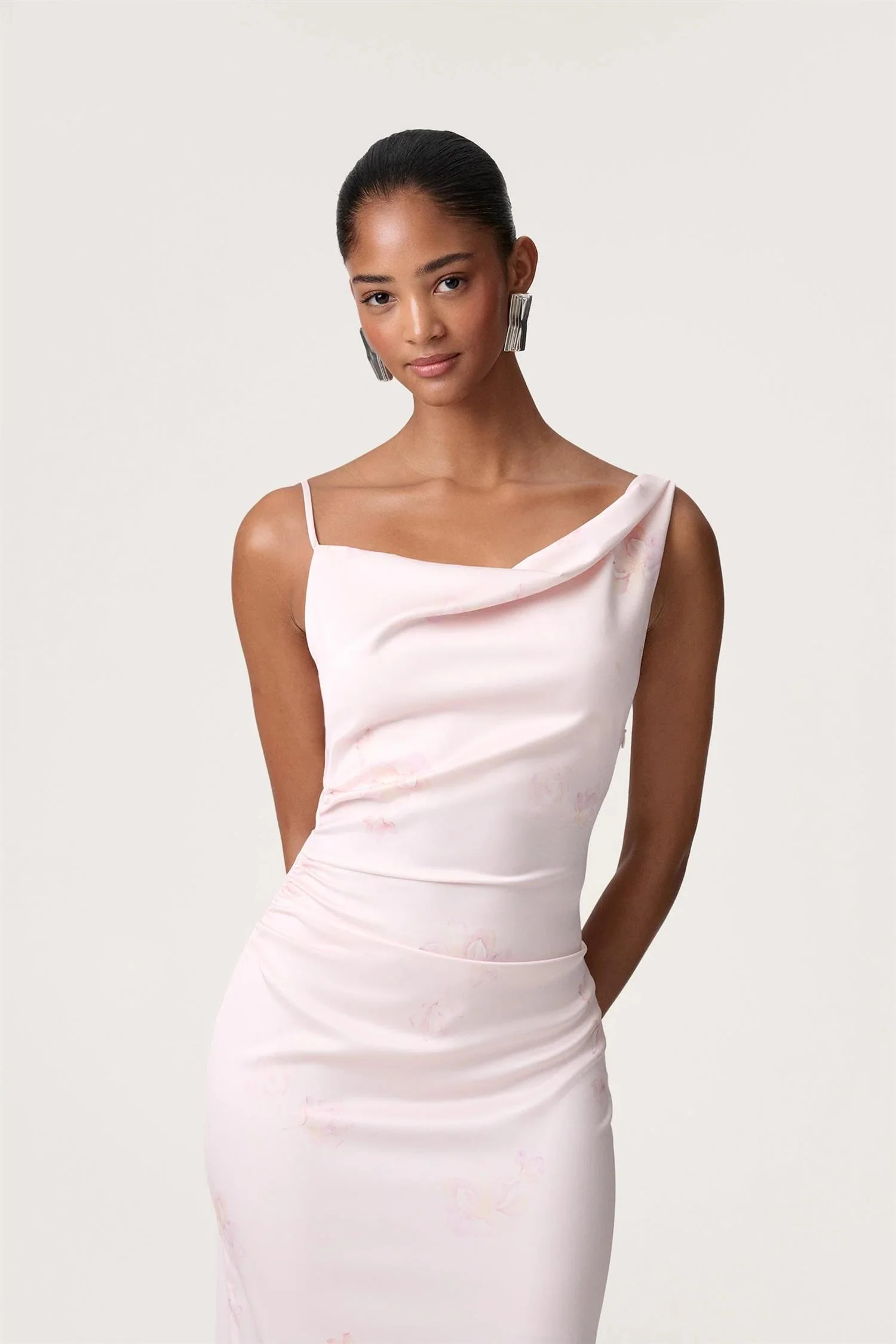 Almeria Maxi Dress  Pastel Pink - Image 3