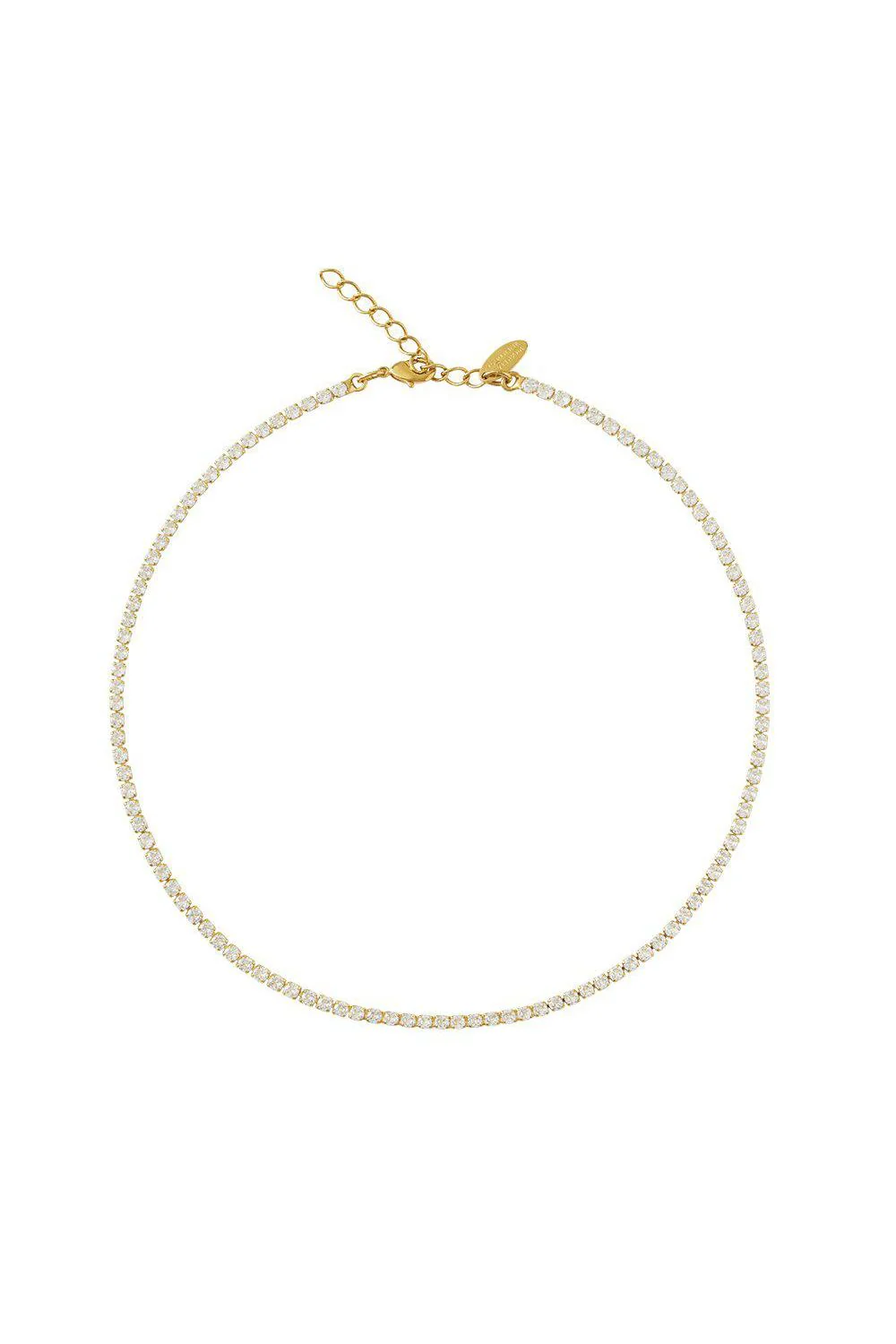 MINI ZARA NECKLACE GOLD Crystal
