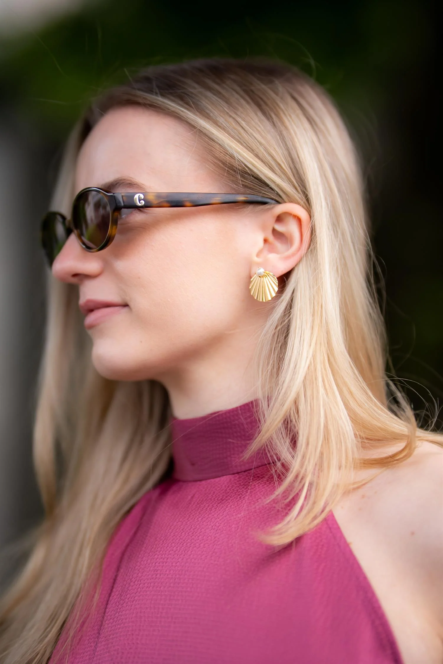 MILOS EARRINGSGOLD  Pearl - Image 2
