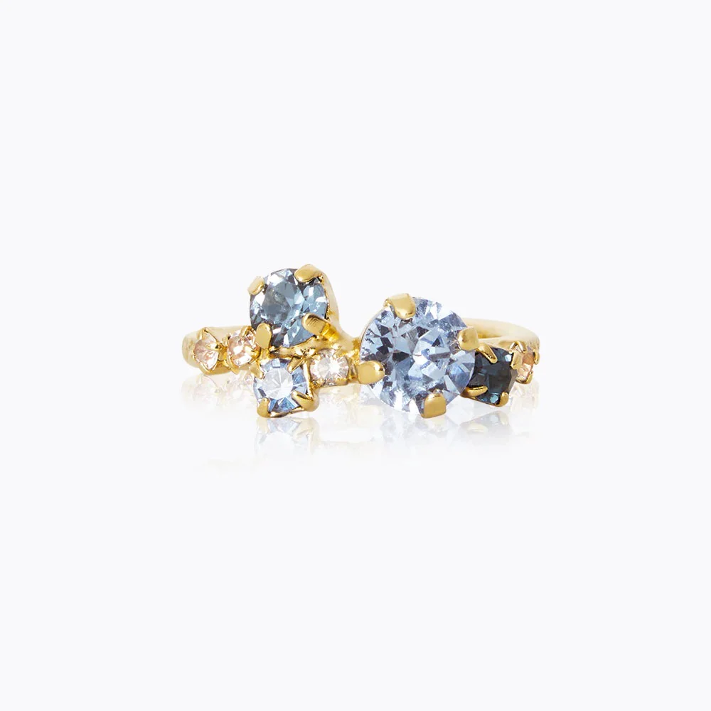 STARDUST RING GOLD  Blue Combo